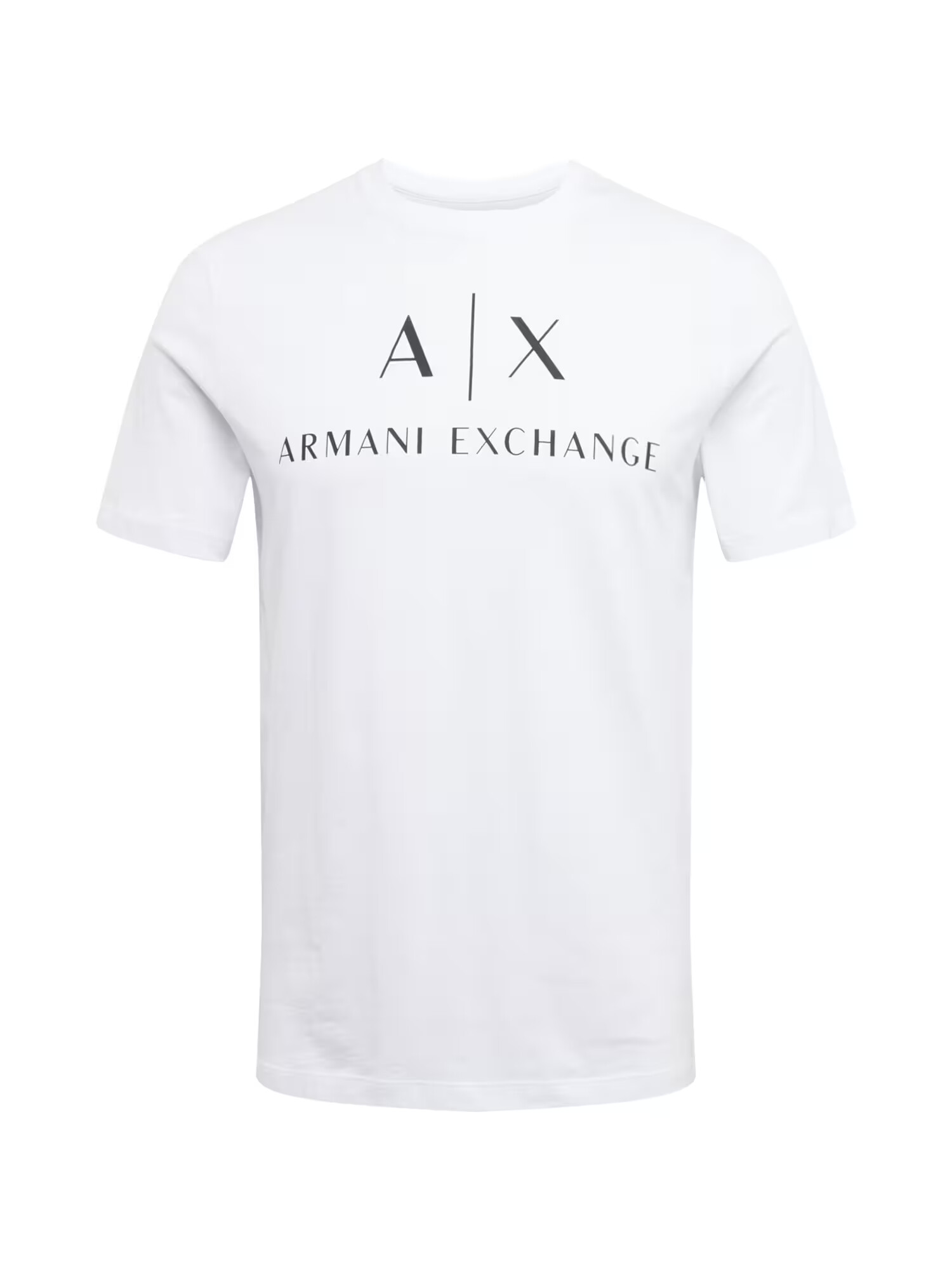 ARMANI EXCHANGE Tricou negru / alb - Pled.ro