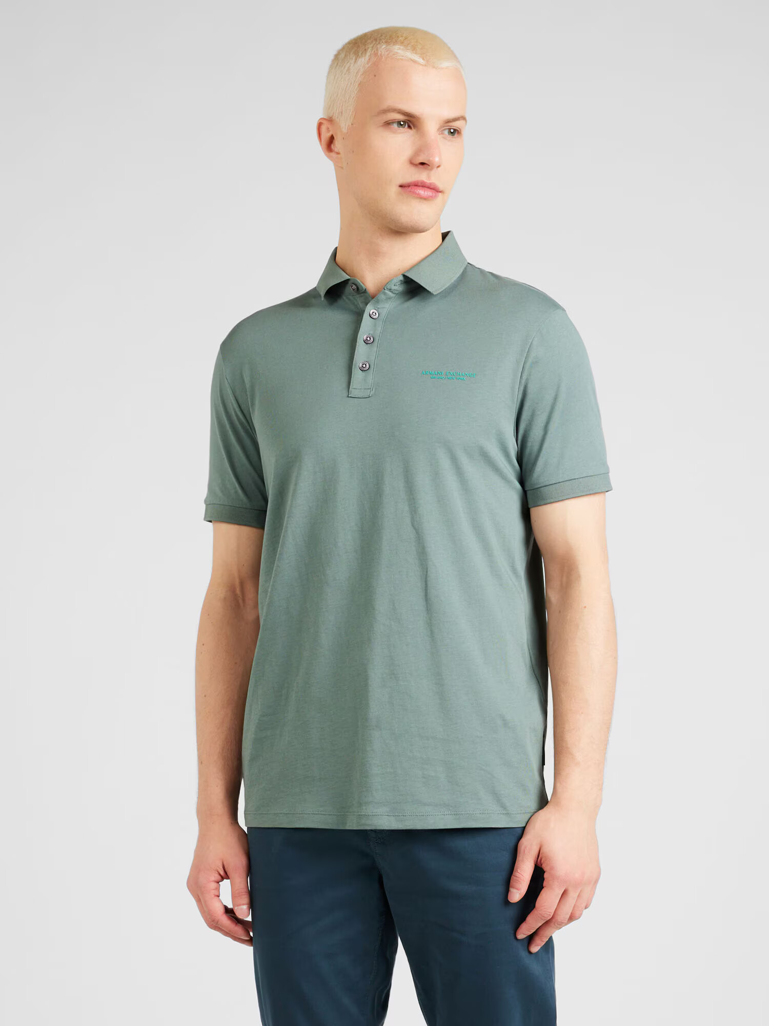 ARMANI EXCHANGE Tricou verde - Pled.ro