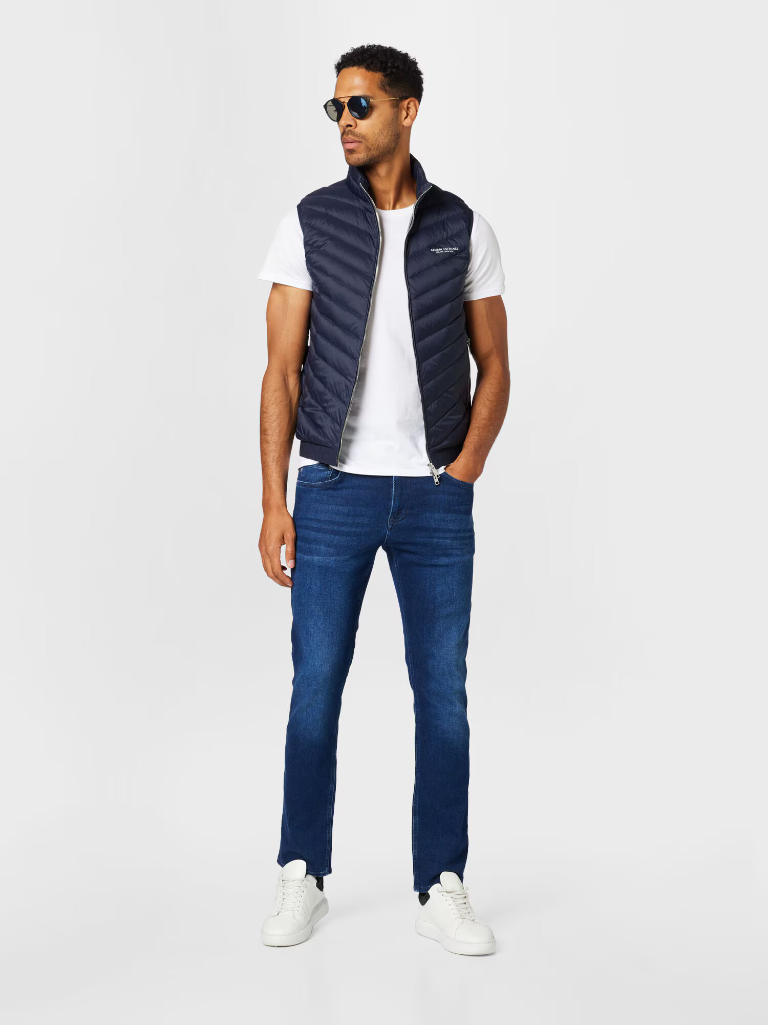 ARMANI EXCHANGE Vestă bleumarin - Pled.ro