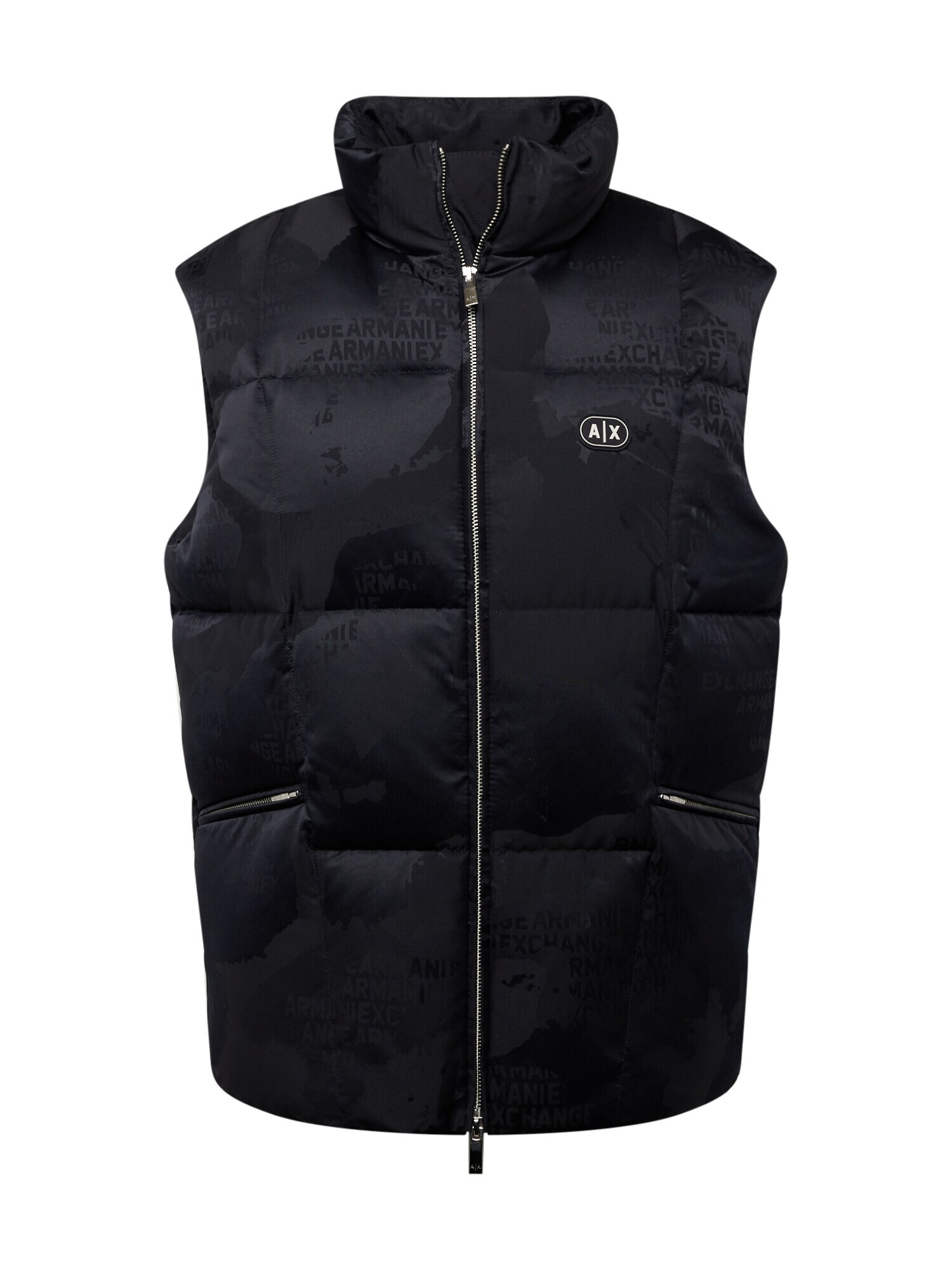 ARMANI EXCHANGE Vestă negru / alb - Pled.ro