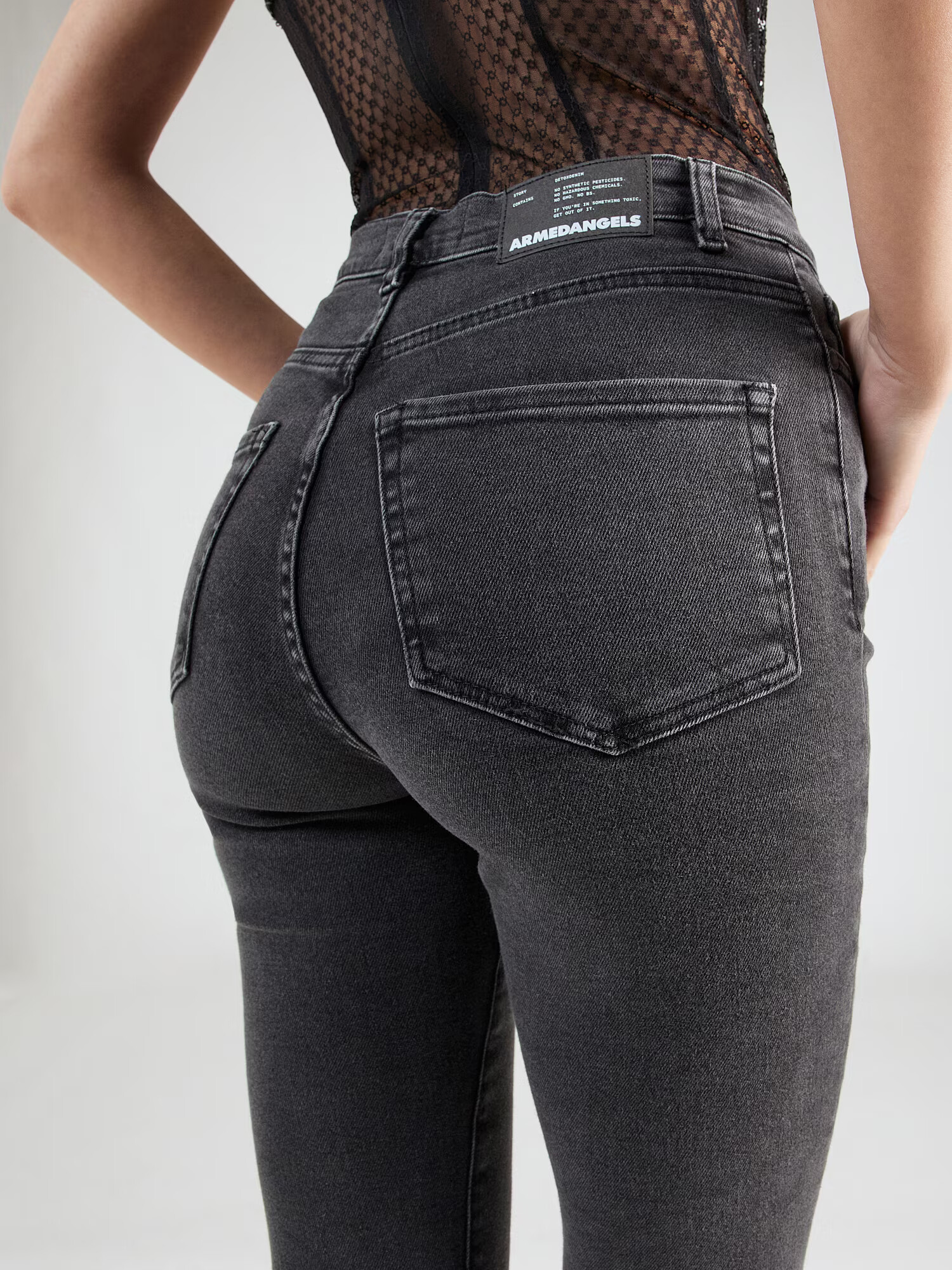 ARMEDANGELS Jeans 'INGAA' negru denim - Pled.ro