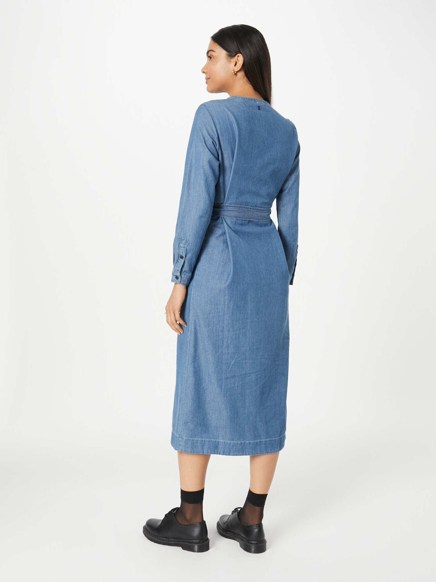 ARMEDANGELS Rochie tip bluză 'Ralia' albastru denim - Pled.ro