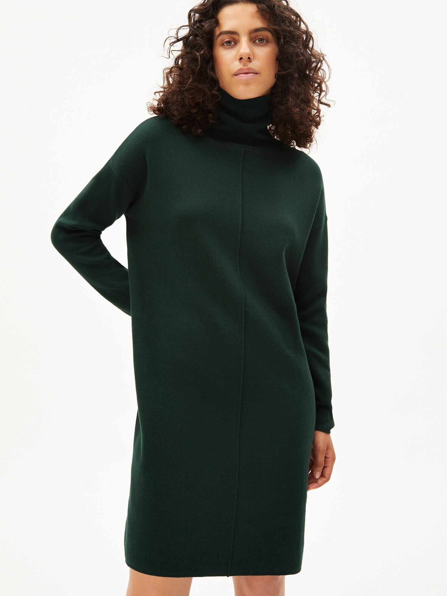 ARMEDANGELS Rochie tricotat 'Stina' verde închis - Pled.ro