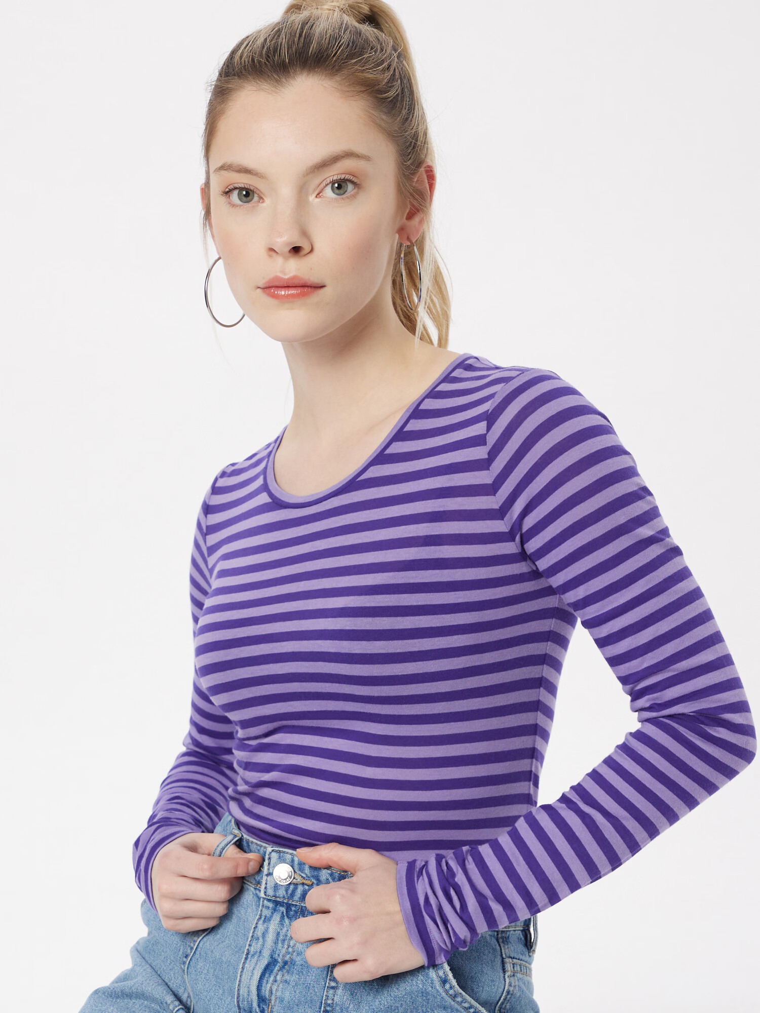 ARMEDANGELS Tricou 'Enricca' lila / albastru violet - Pled.ro