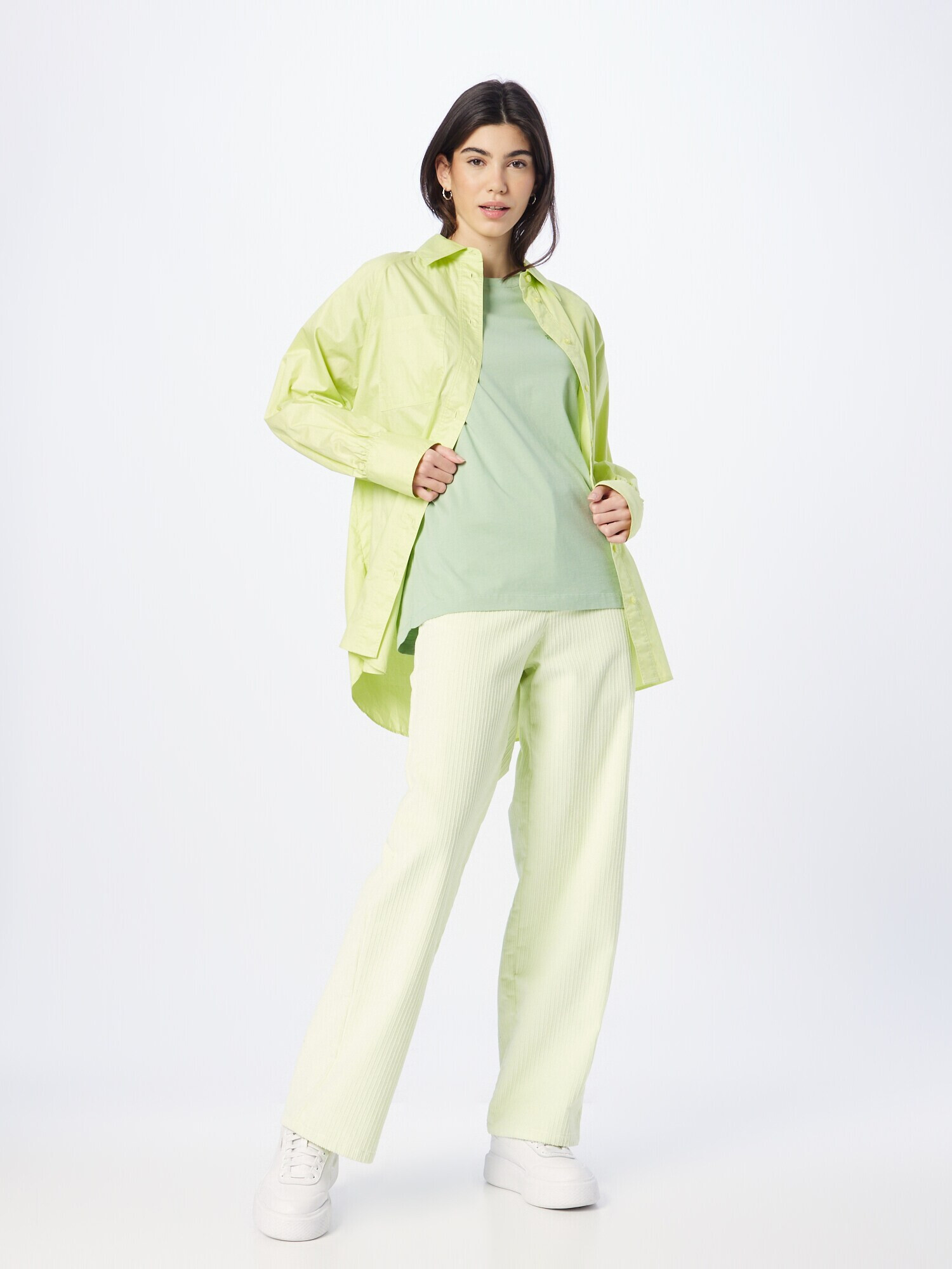 ARMEDANGELS Tricou 'Ida' verde pastel - Pled.ro