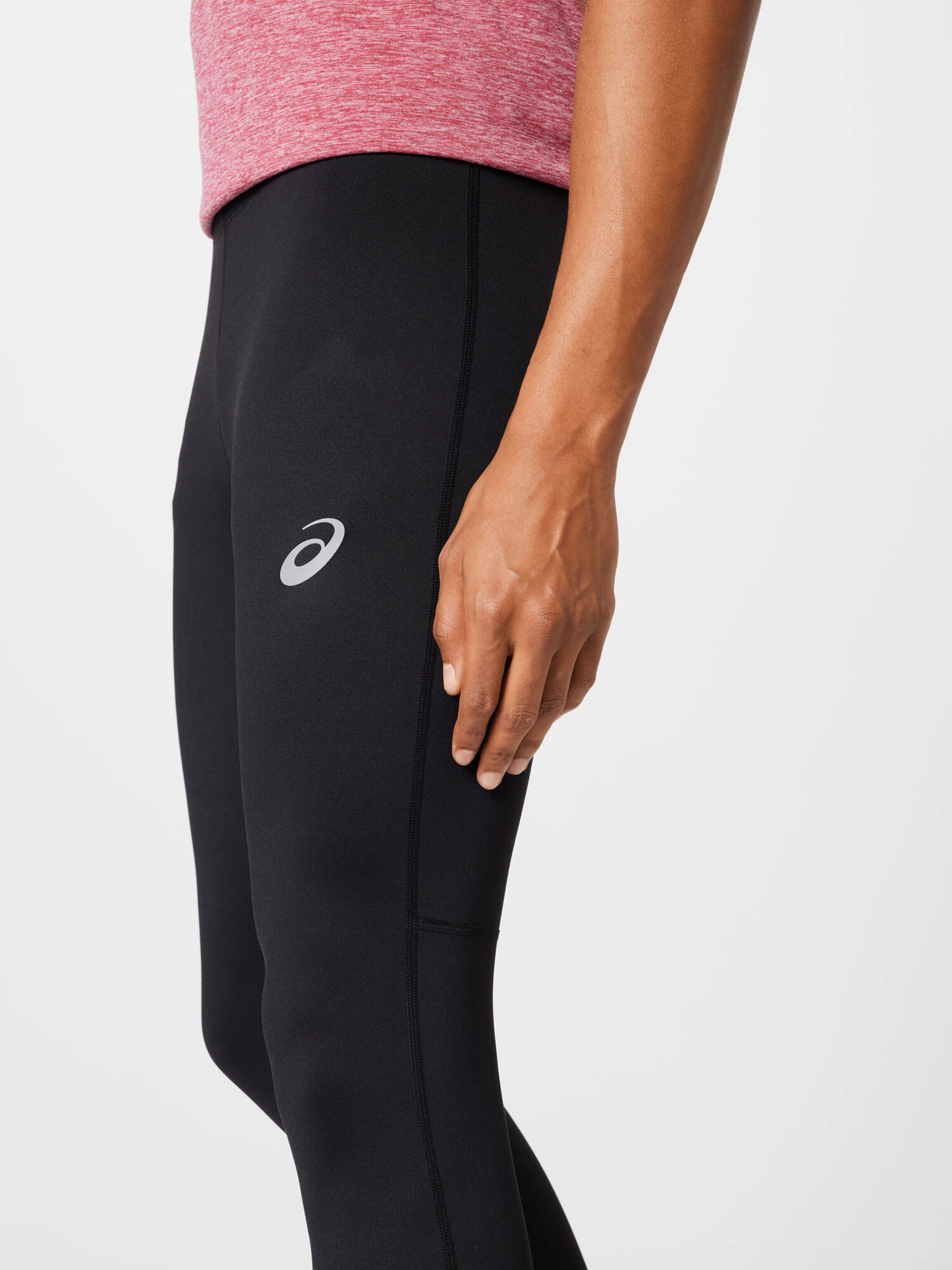 ASICS Pantaloni sport gri / negru - Pled.ro