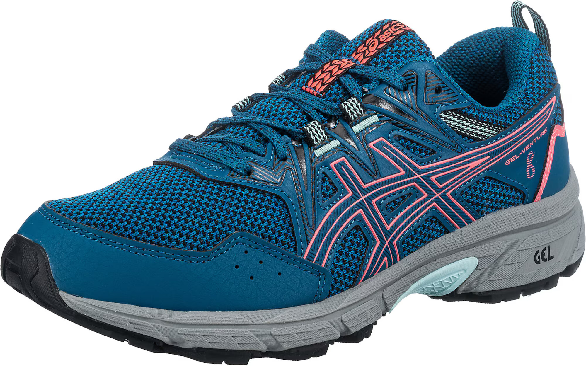 ASICS Pantofi sport 'GEL-VENTURE 8' albastru / corai - Pled.ro