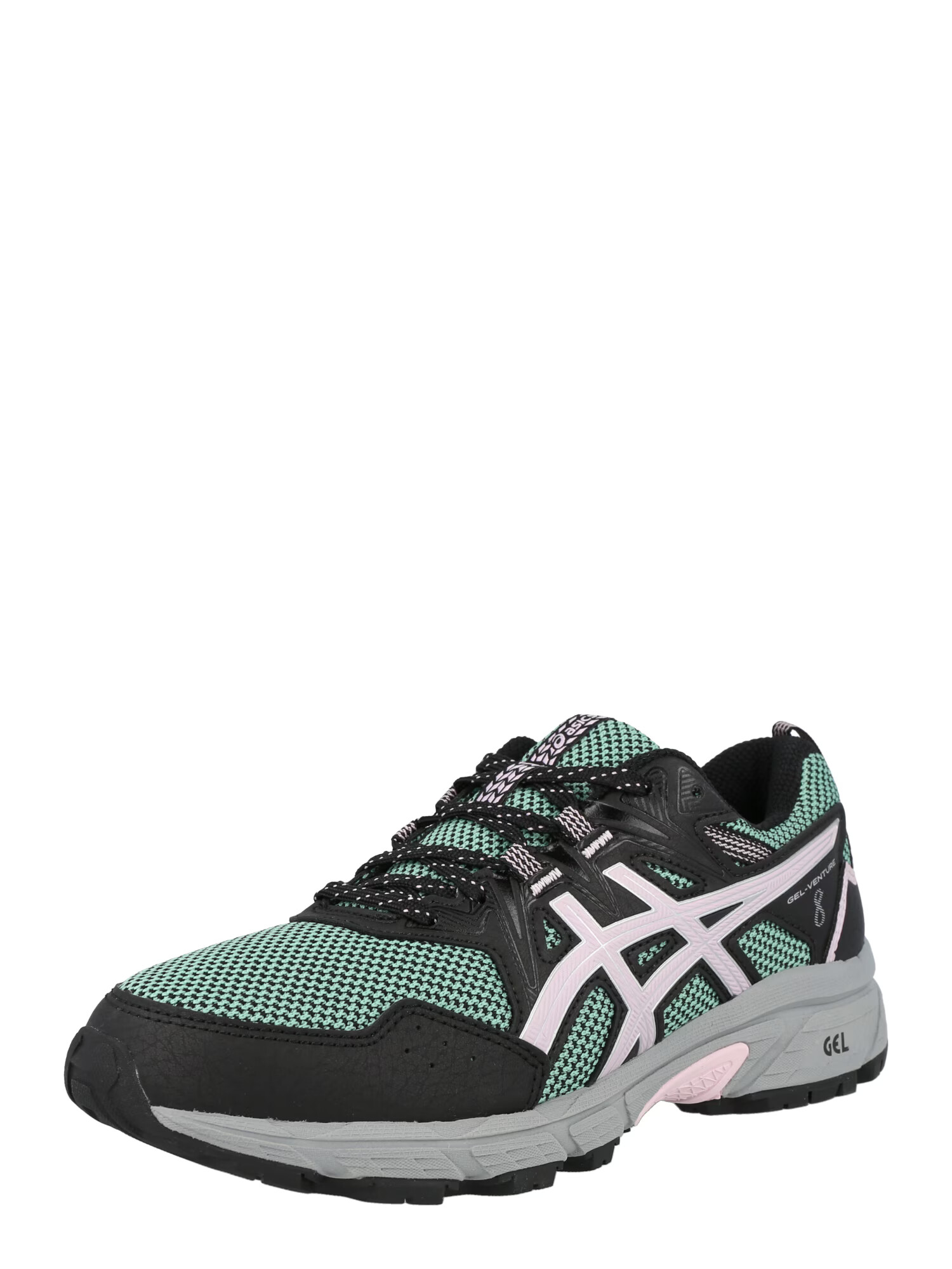 ASICS Pantofi sport 'GEL-VENTURE 8' verde jad / verde deschis / negru / alb - Pled.ro