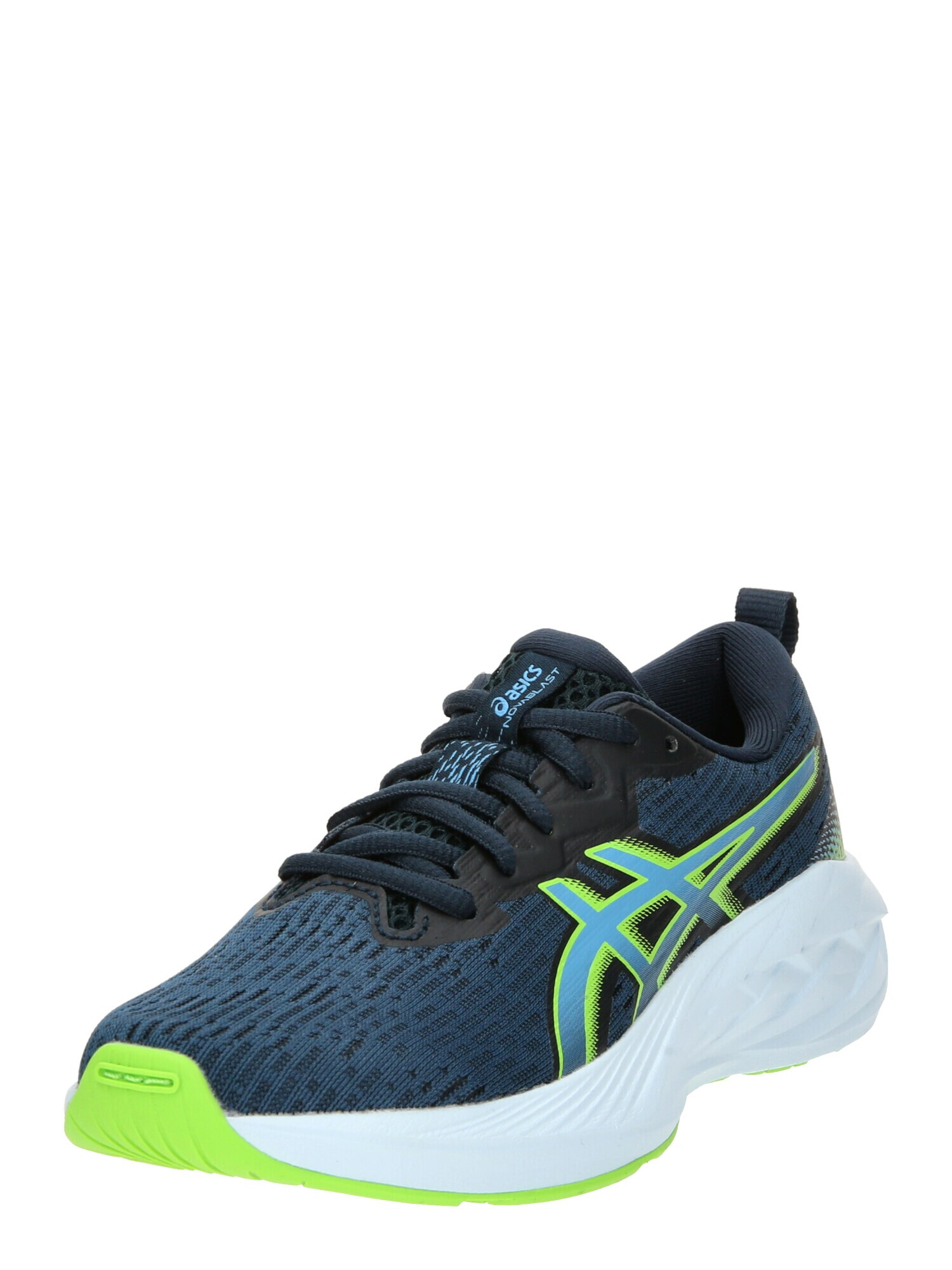 ASICS Pantofi sport 'NOVABLAST 2' albastru marin / albastru deschis / verde limetă - Pled.ro