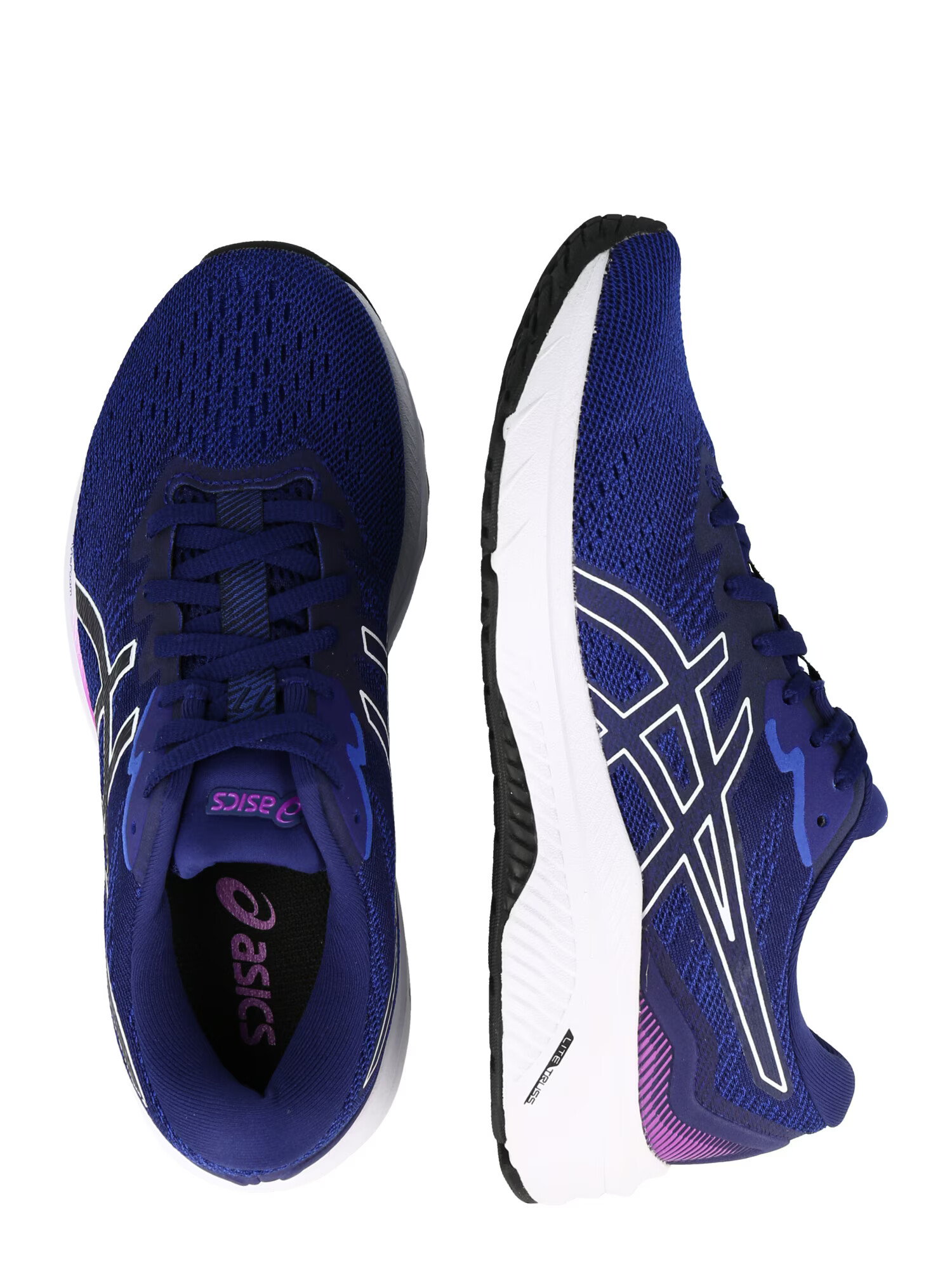 ASICS Sneaker de alergat 'GT-1000 11' albastru / roz / negru / alb - Pled.ro