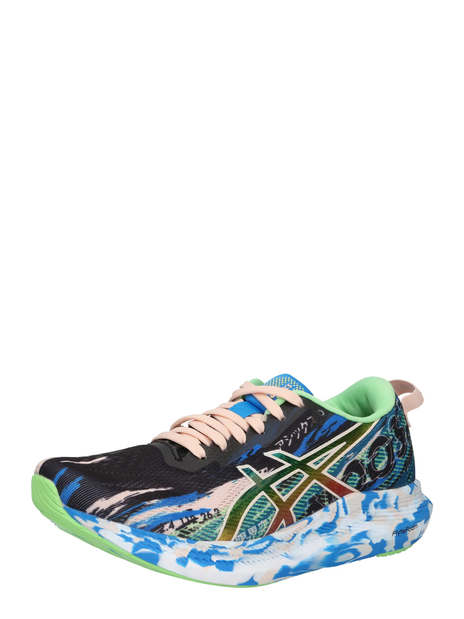 ASICS Sneaker de alergat albastru / verde / verde petrol / roz pastel / negru - Pled.ro