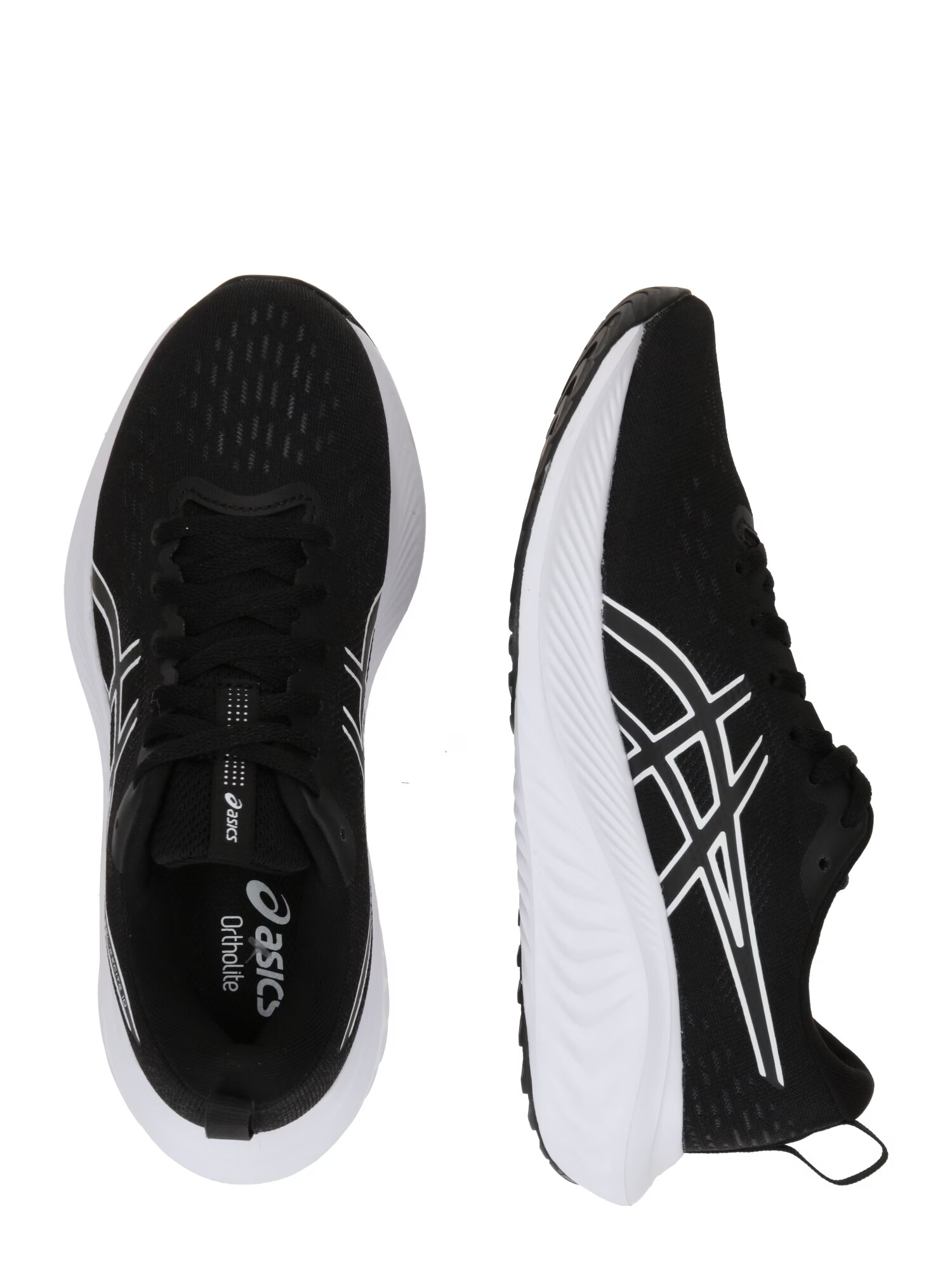 ASICS Sneaker de alergat 'EXCITE 10' negru / alb - Pled.ro