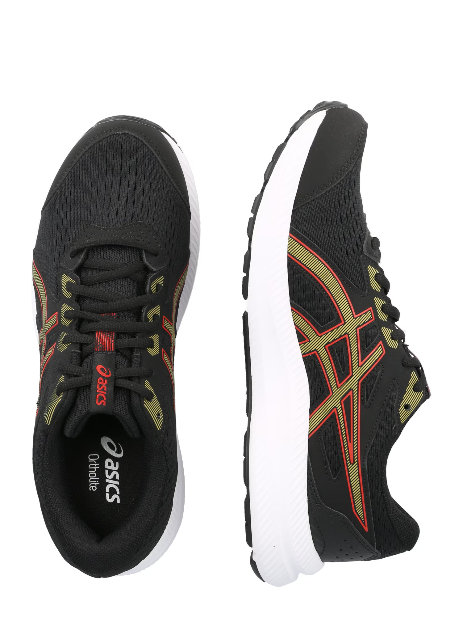 ASICS Sneaker de alergat 'Contend 8' galben deschis / roșu / negru - Pled.ro