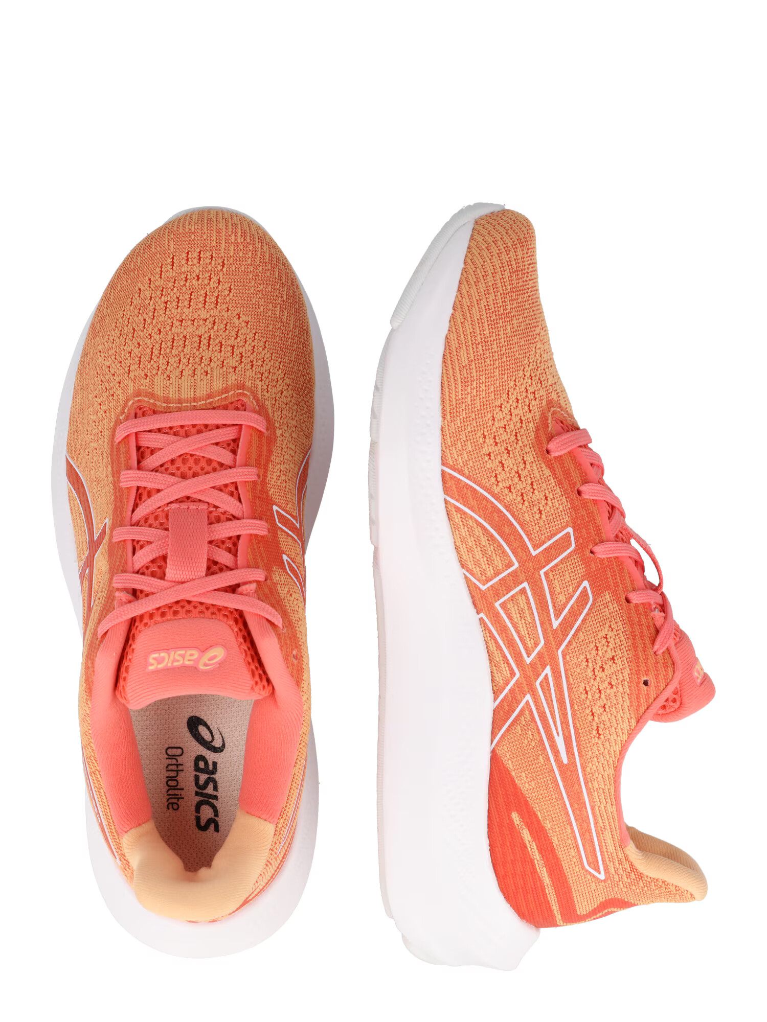 ASICS Sneaker de alergat 'Gel-Pulse 14' nisipiu / portocaliu închis / roz deschis / alb - Pled.ro