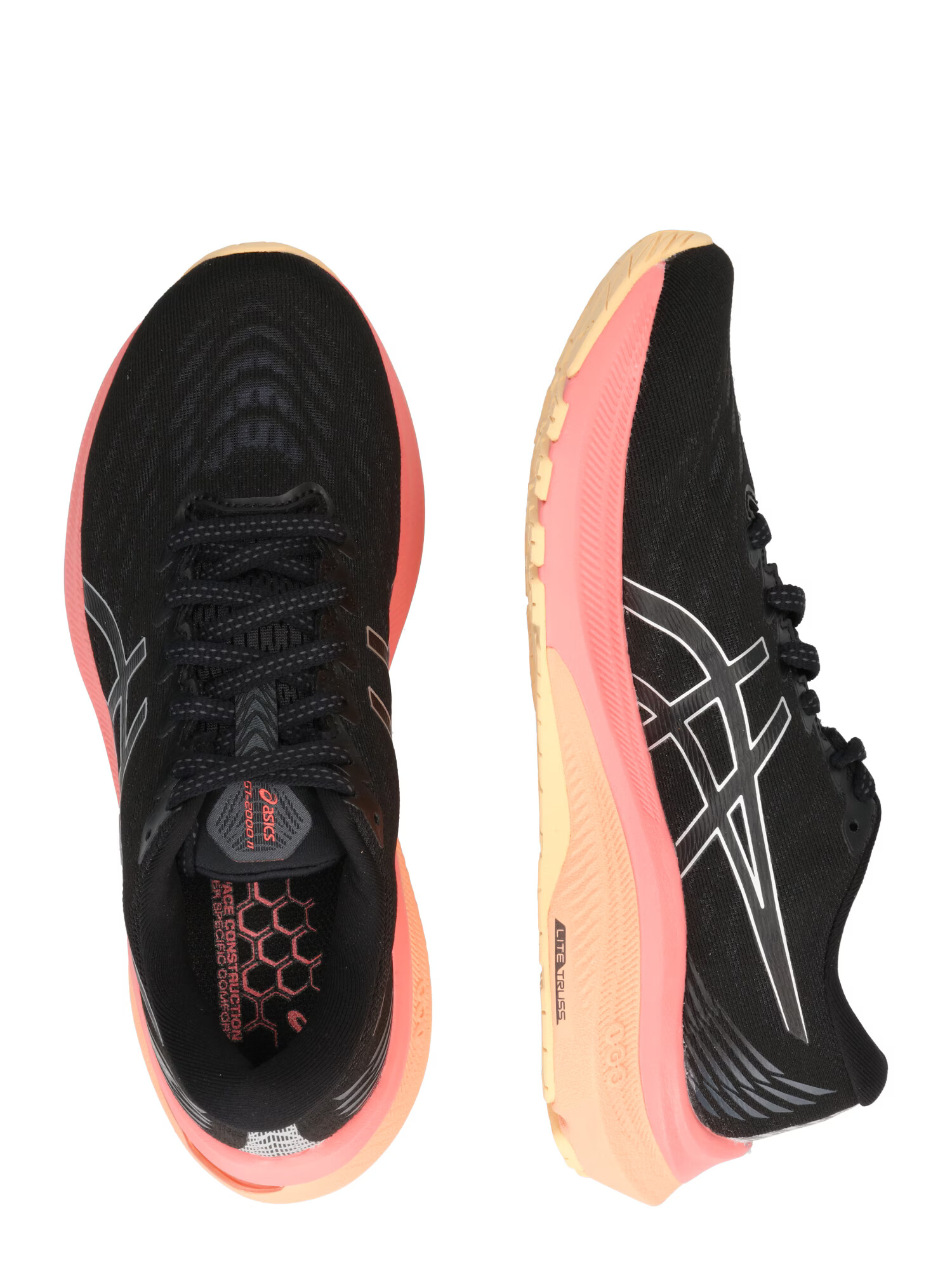 ASICS Sneaker de alergat 'GT-2000 11' portocaliu / roșu / negru / alb - Pled.ro