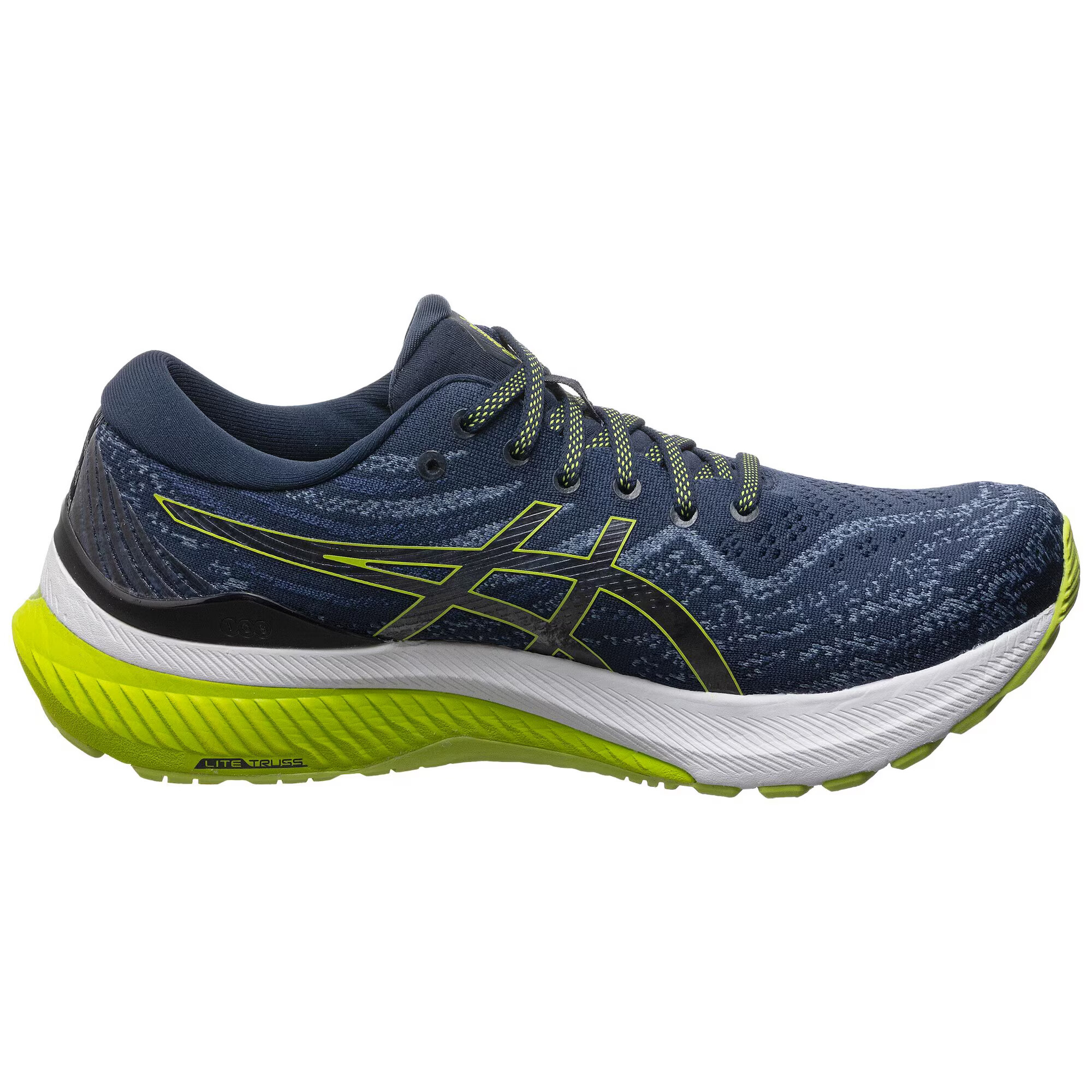 ASICS Sneaker de alergat 'Kayano 29' albastru / albastru marin / galben neon / negru - Pled.ro