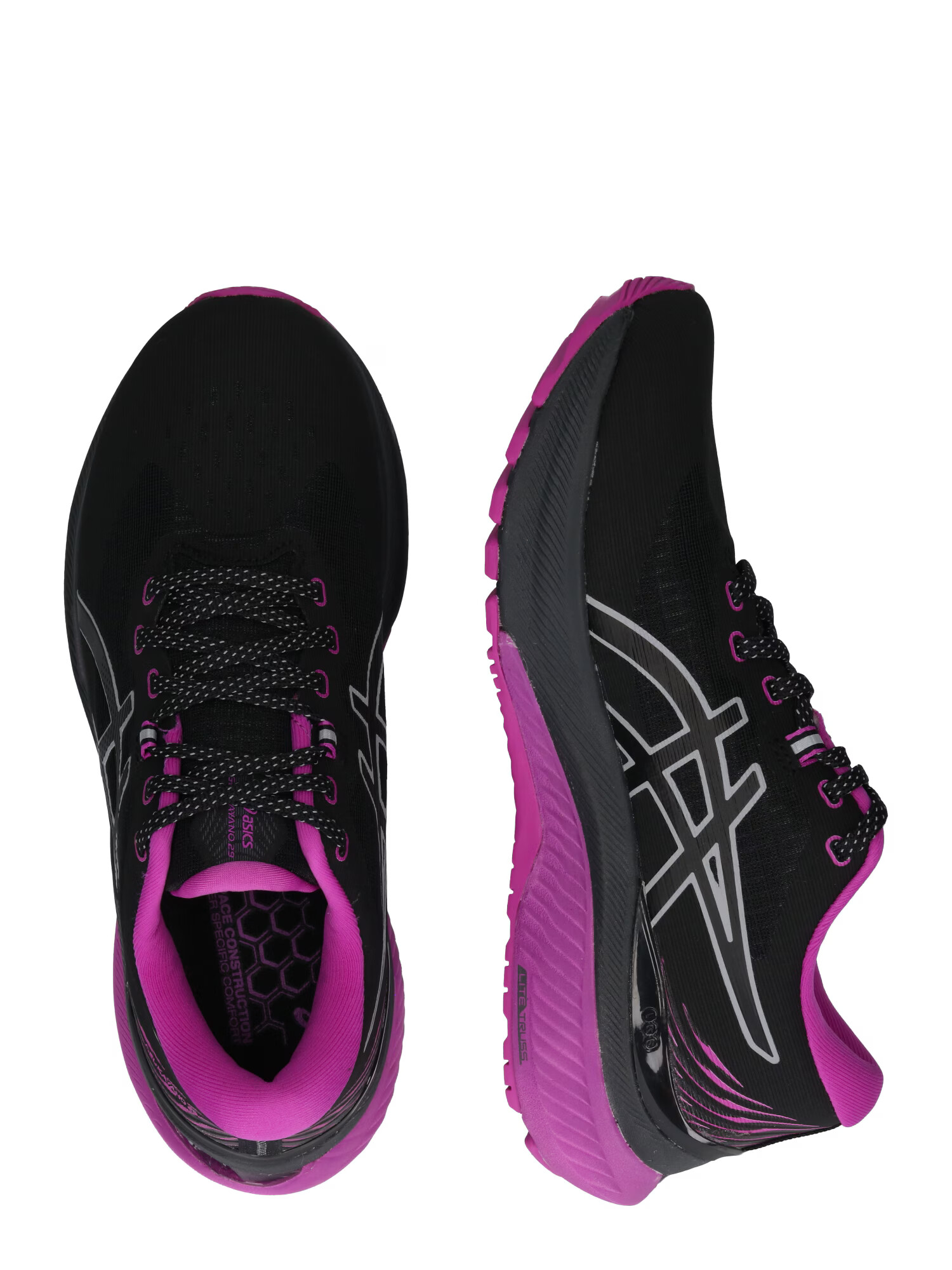 ASICS Sneaker de alergat 'KAYANO 29 LITE-SHOW' gri / lila / negru - Pled.ro