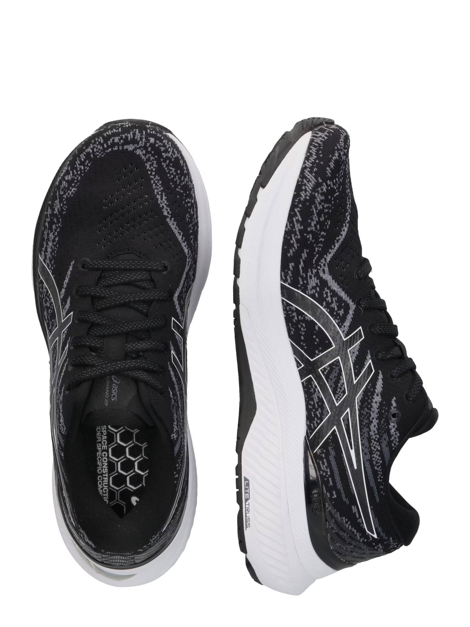 ASICS Sneaker de alergat 'Kayano 29' gri fumuriu / negru / alb - Pled.ro