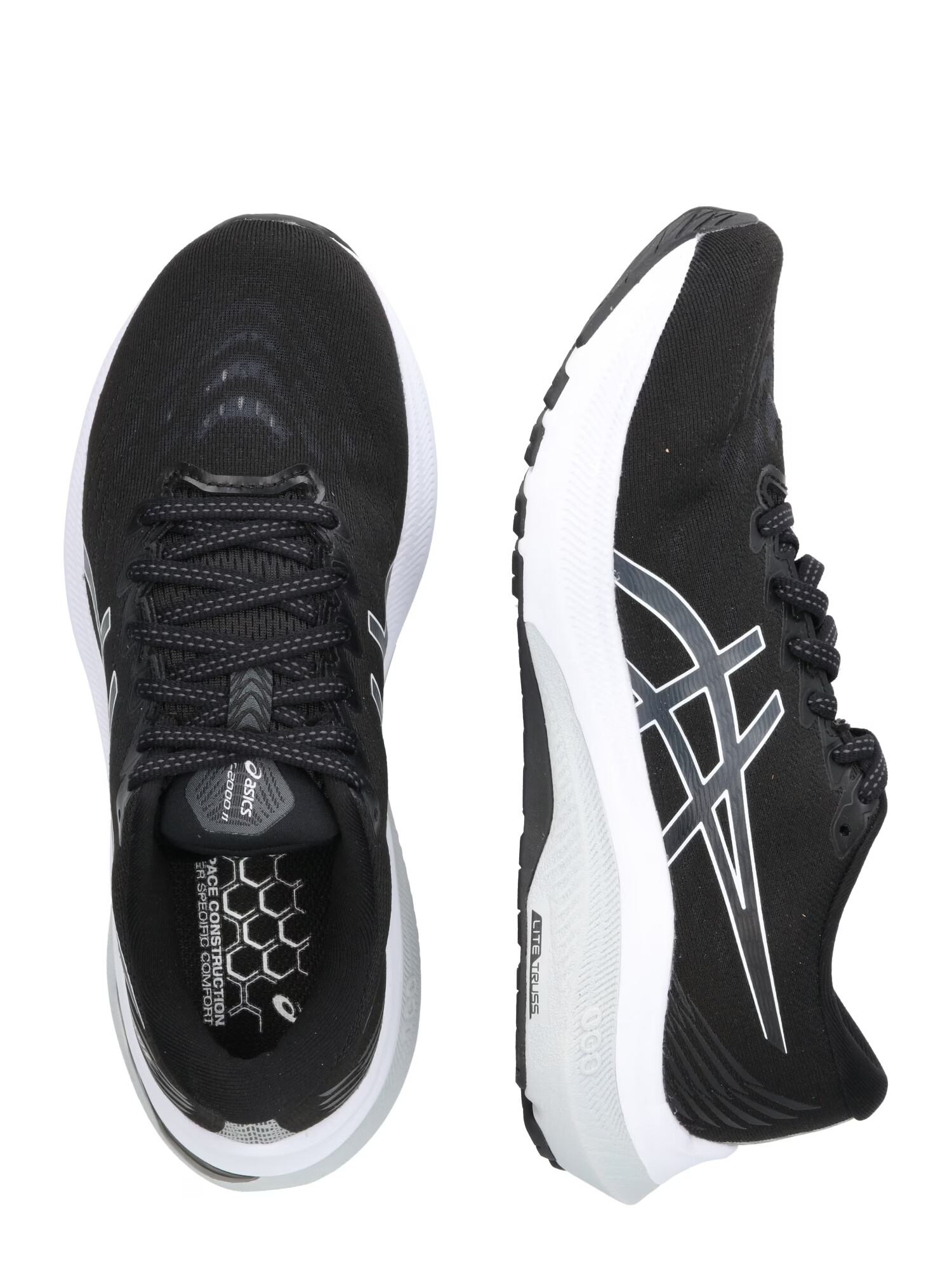 ASICS Sneaker de alergat 'Excite 10' negru / alb - Pled.ro