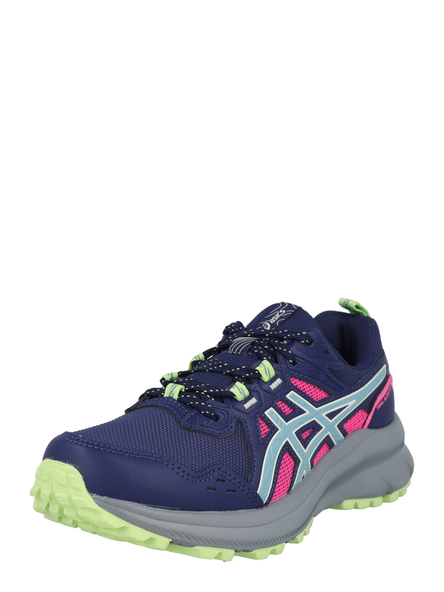 ASICS Sneaker de alergat 'SCOUT 3' opal / albastru închis / verde kiwi / roz - Pled.ro