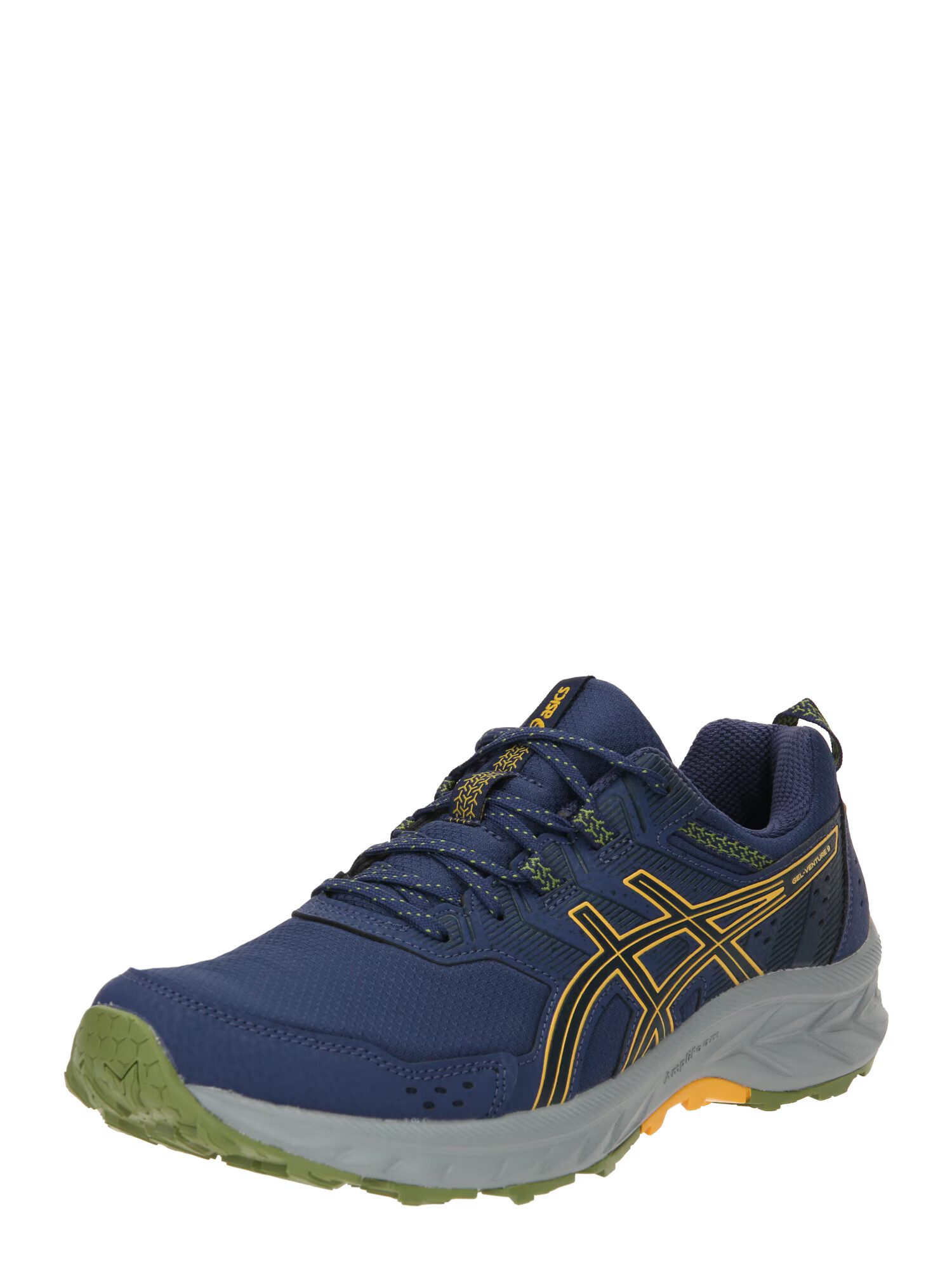 ASICS Sneaker de alergat 'Gel-Venture 9' albastru / galben curry / oliv - Pled.ro