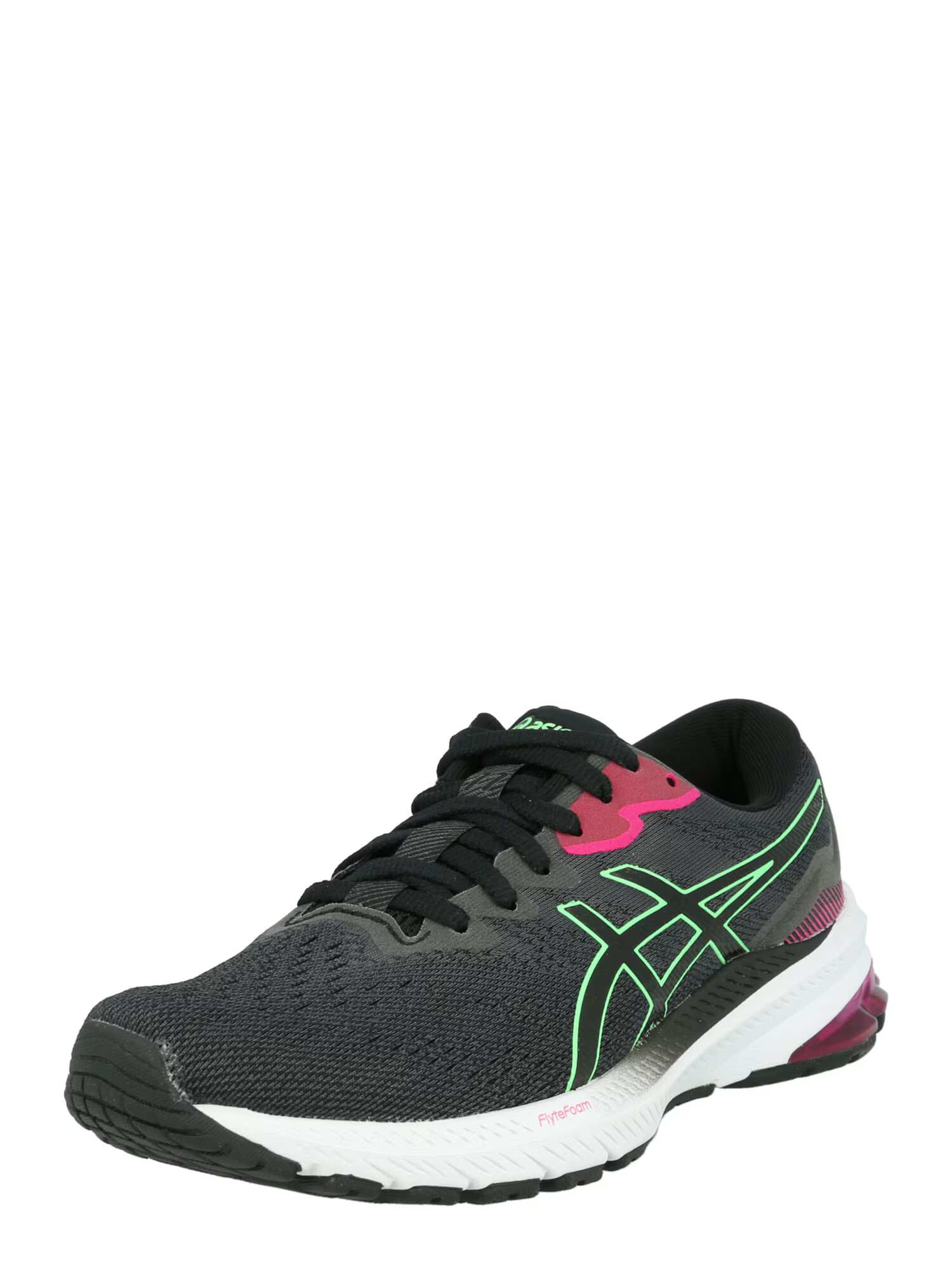 ASICS Sneaker de alergat verde neon / roz / negru - Pled.ro