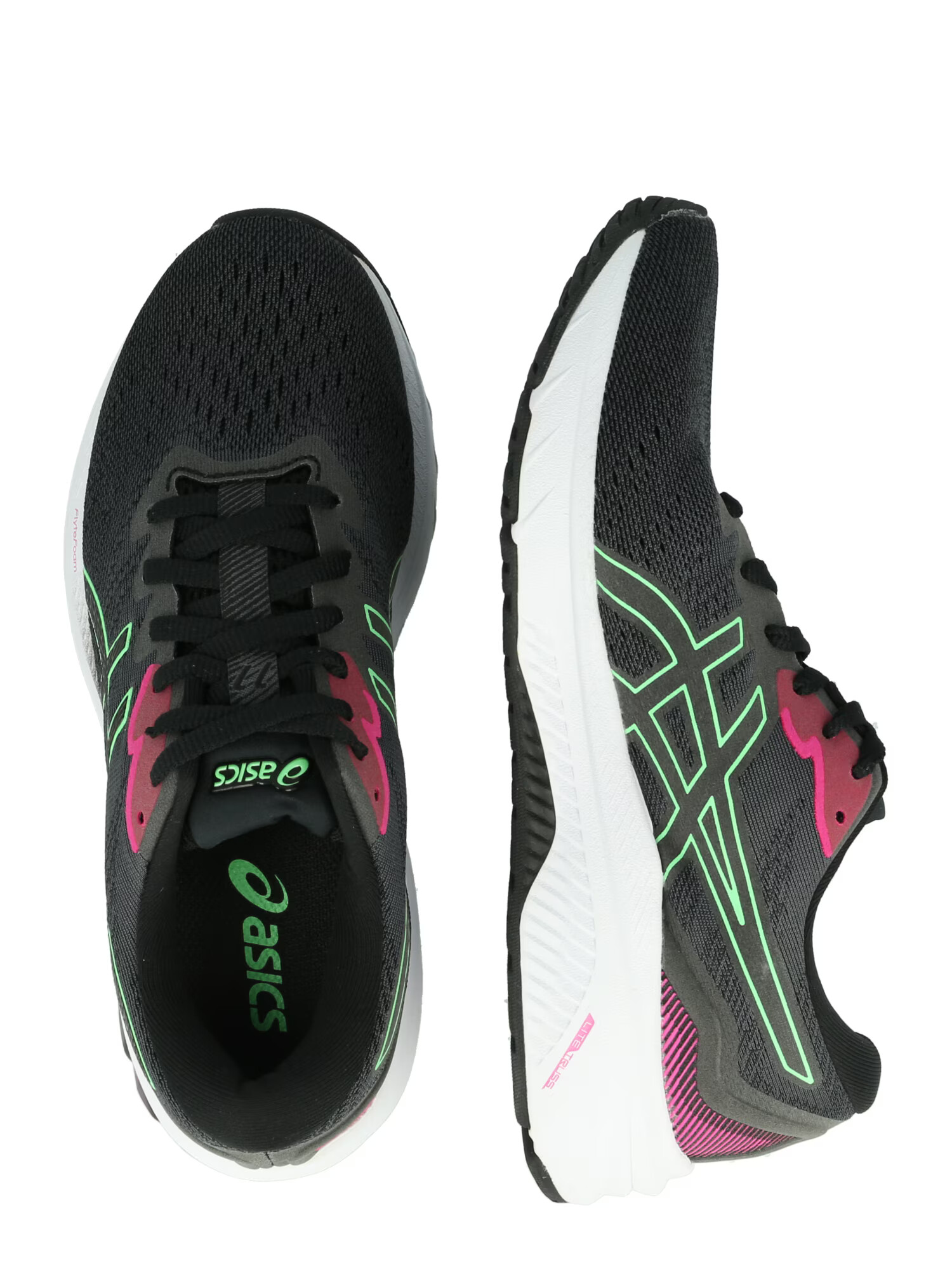 ASICS Sneaker de alergat verde neon / roz / negru - Pled.ro