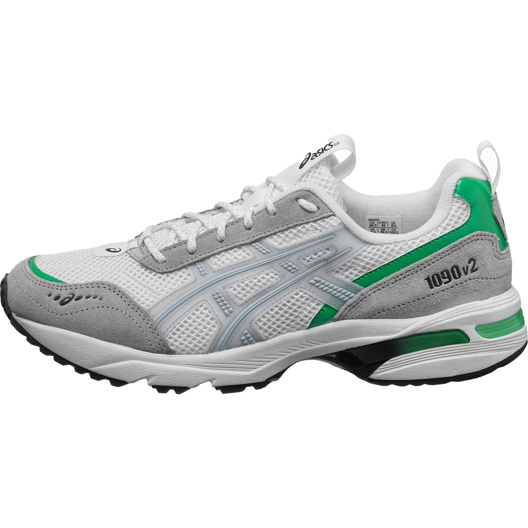 ASICS SportStyle Sneaker de alergat 'GEL-1090' gri / verde / negru / alb - Pled.ro