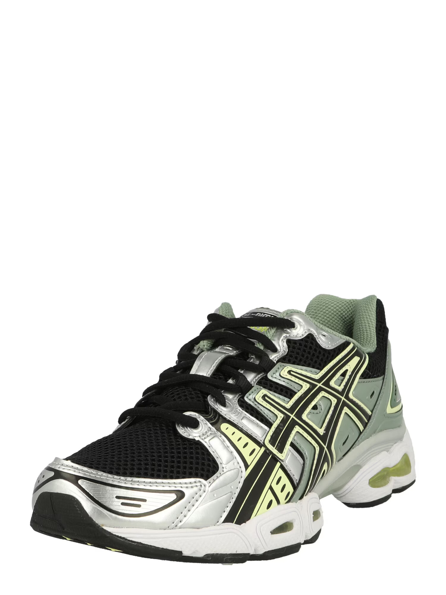 ASICS SportStyle Sneaker low 'GEL-NIMBUS 9' galben pastel / verde pastel / negru / argintiu - Pled.ro