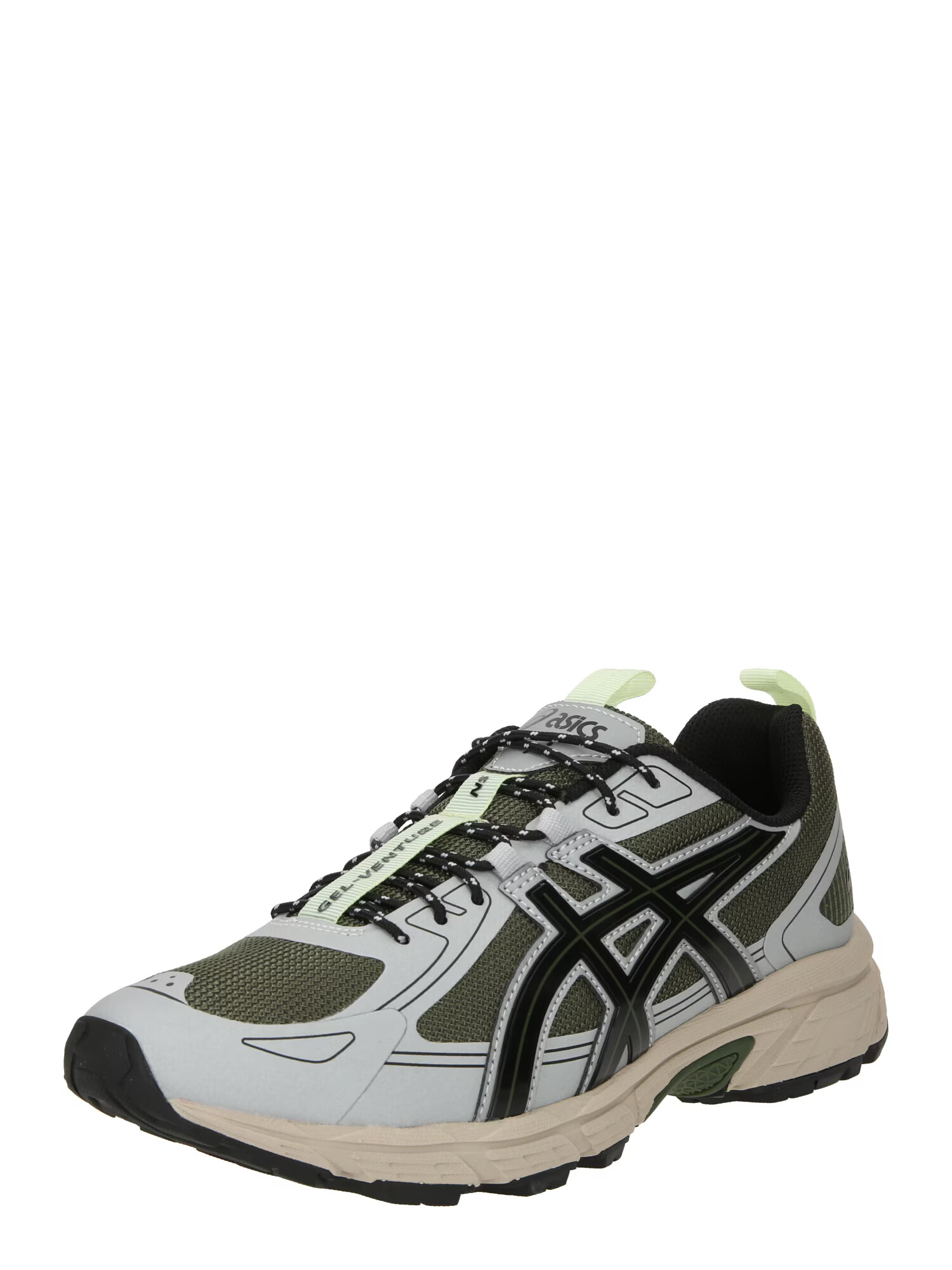 ASICS SportStyle Sneaker low 'VENTURE 6' gri deschis / verde / negru - Pled.ro