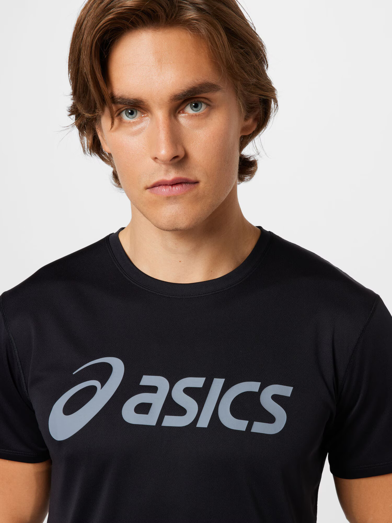 ASICS Tricou funcțional gri / negru - Pled.ro