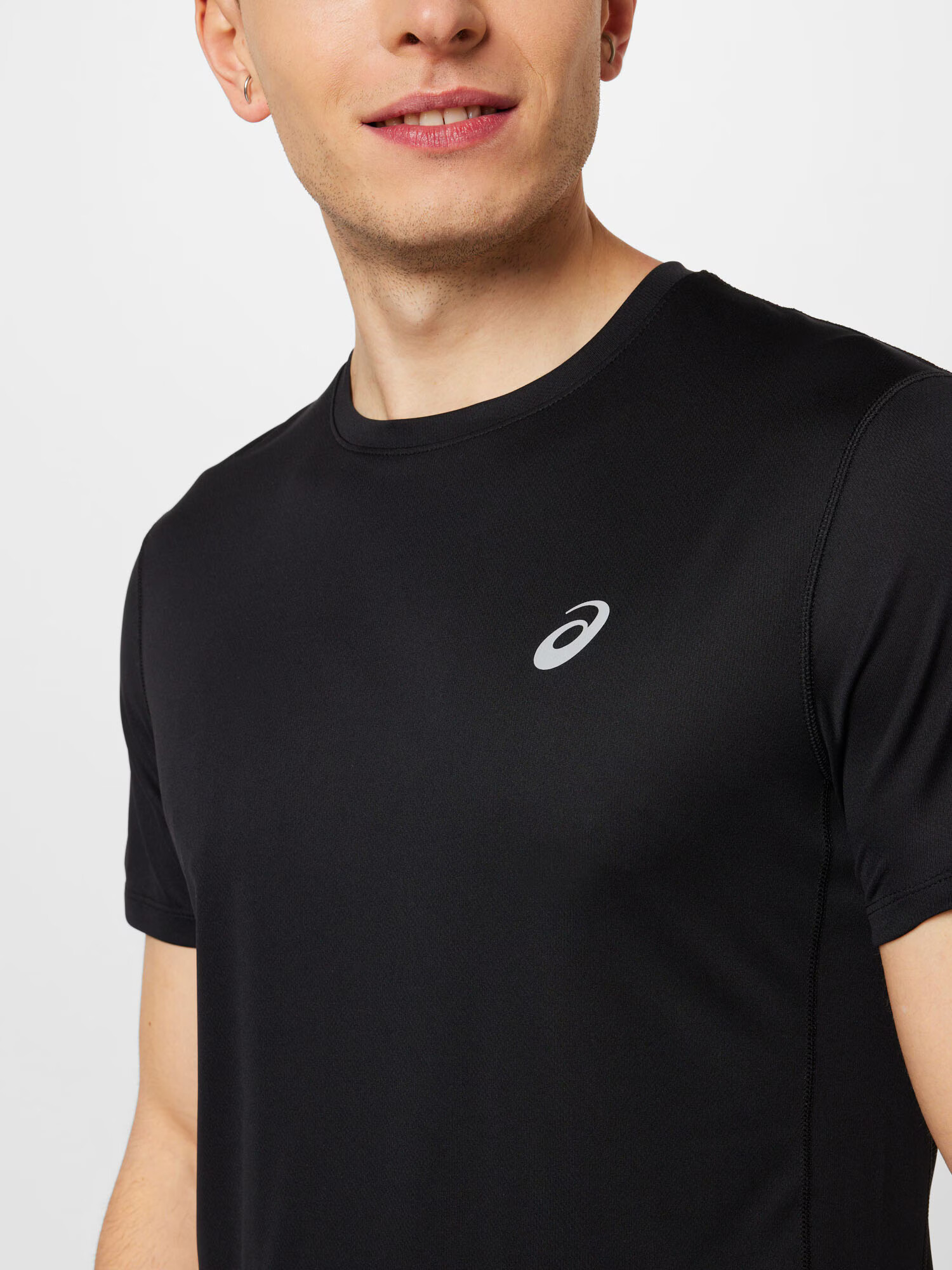 ASICS Tricou funcțional 'KATAKANA' gri deschis / negru - Pled.ro