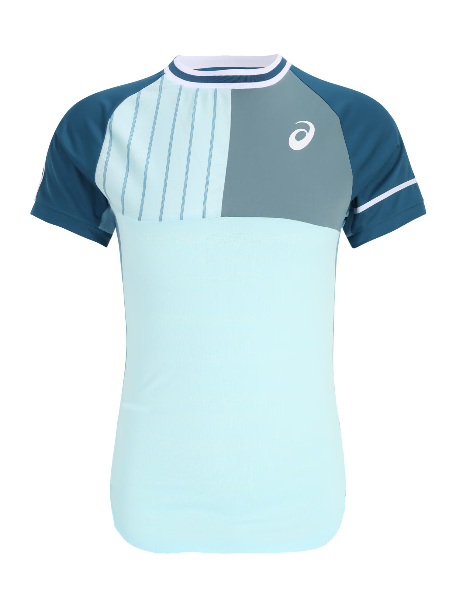 ASICS Tricou funcțional 'MATCH' albastru / albastru aqua / albastru porumbel / alb - Pled.ro