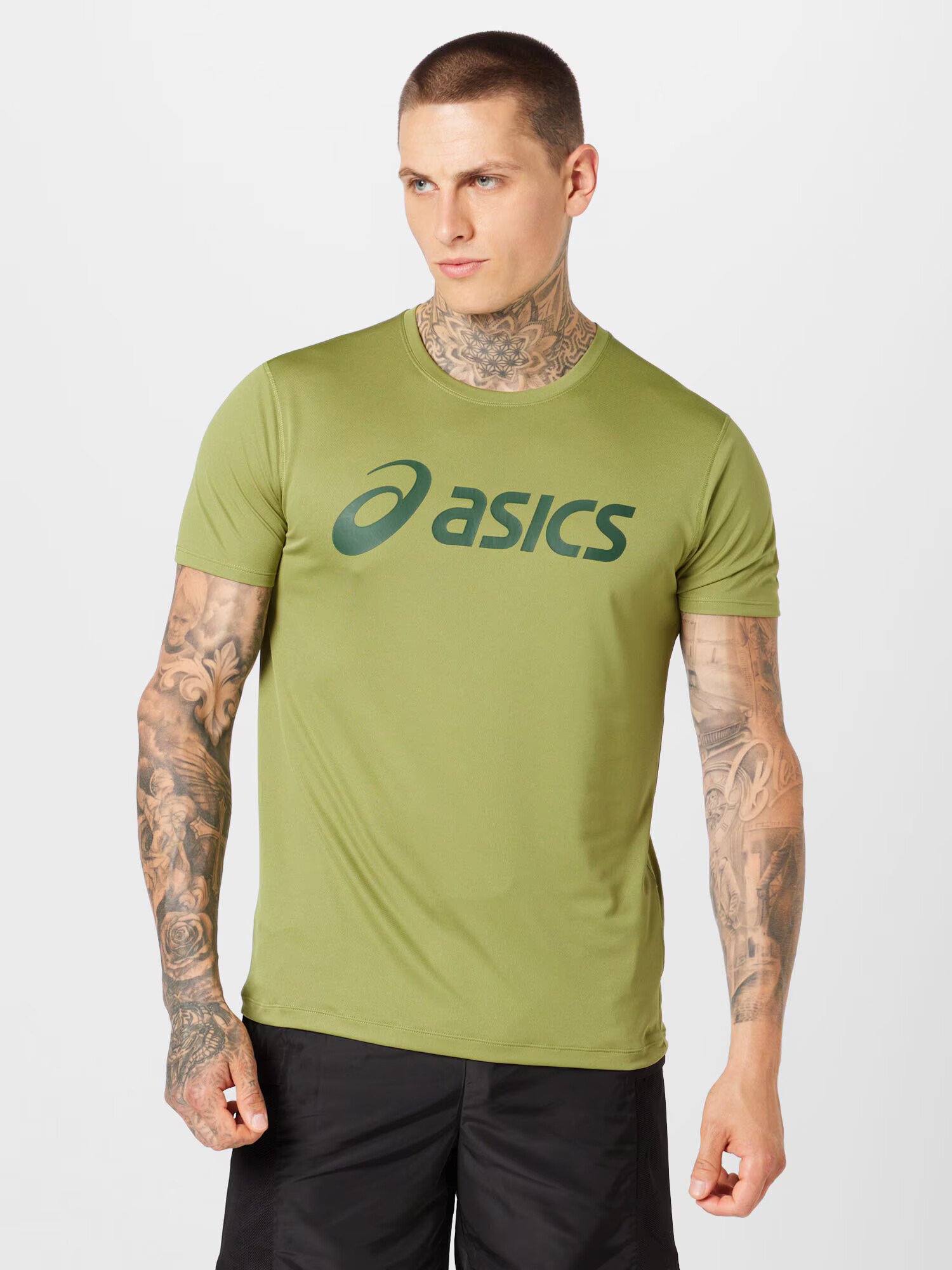 ASICS Tricou funcțional oliv / verde închis - Pled.ro