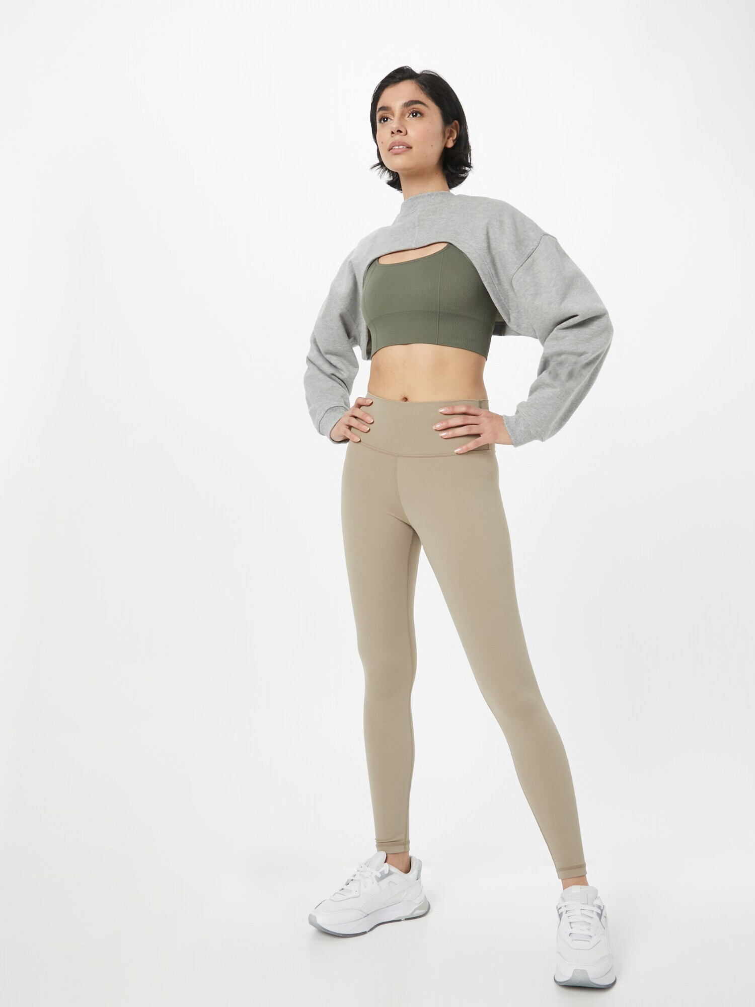 Athlecia Pantaloni sport 'Gaby' gri taupe - Pled.ro