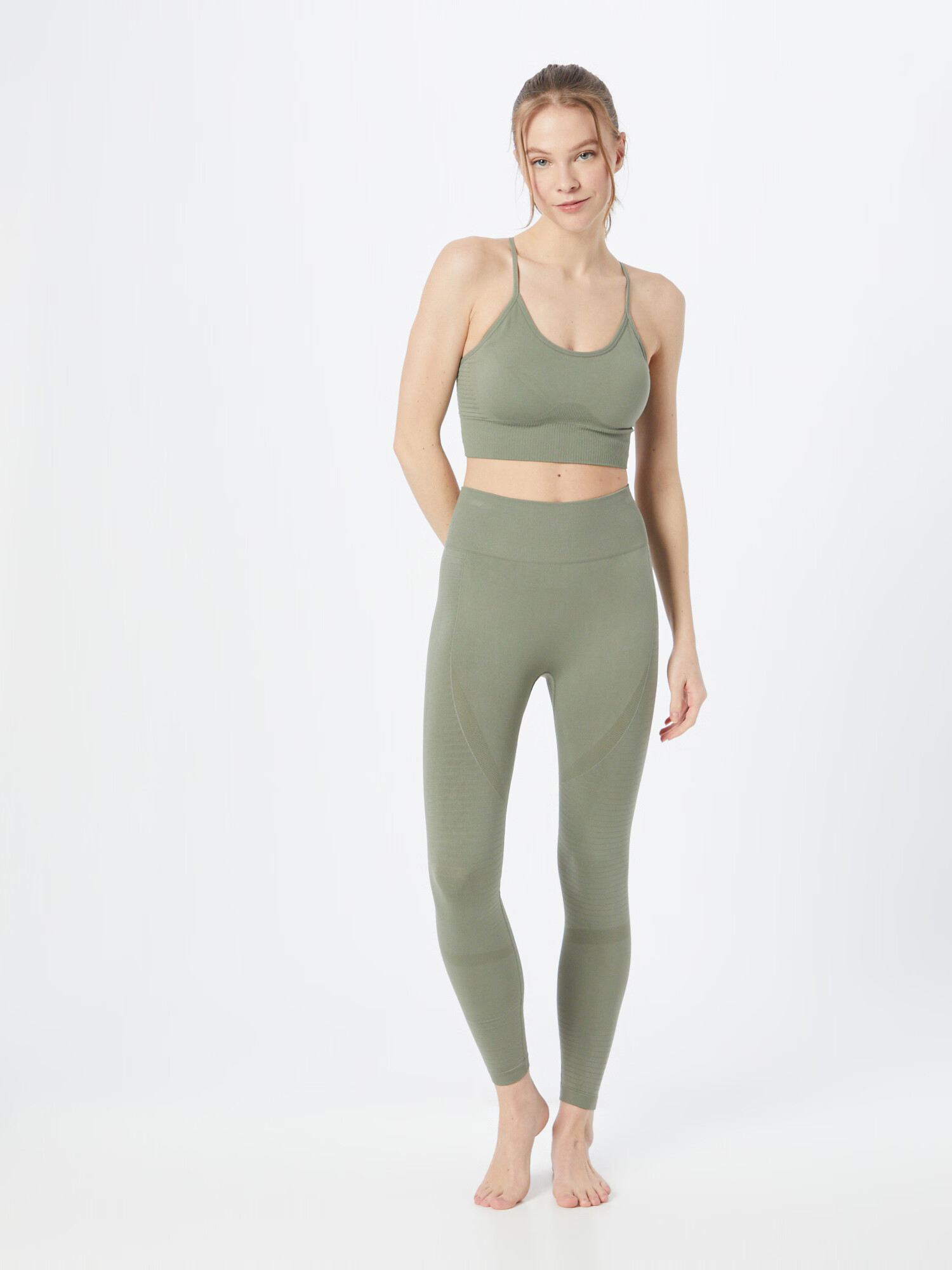 Athlecia Pantaloni sport 'Nagar' kaki - Pled.ro