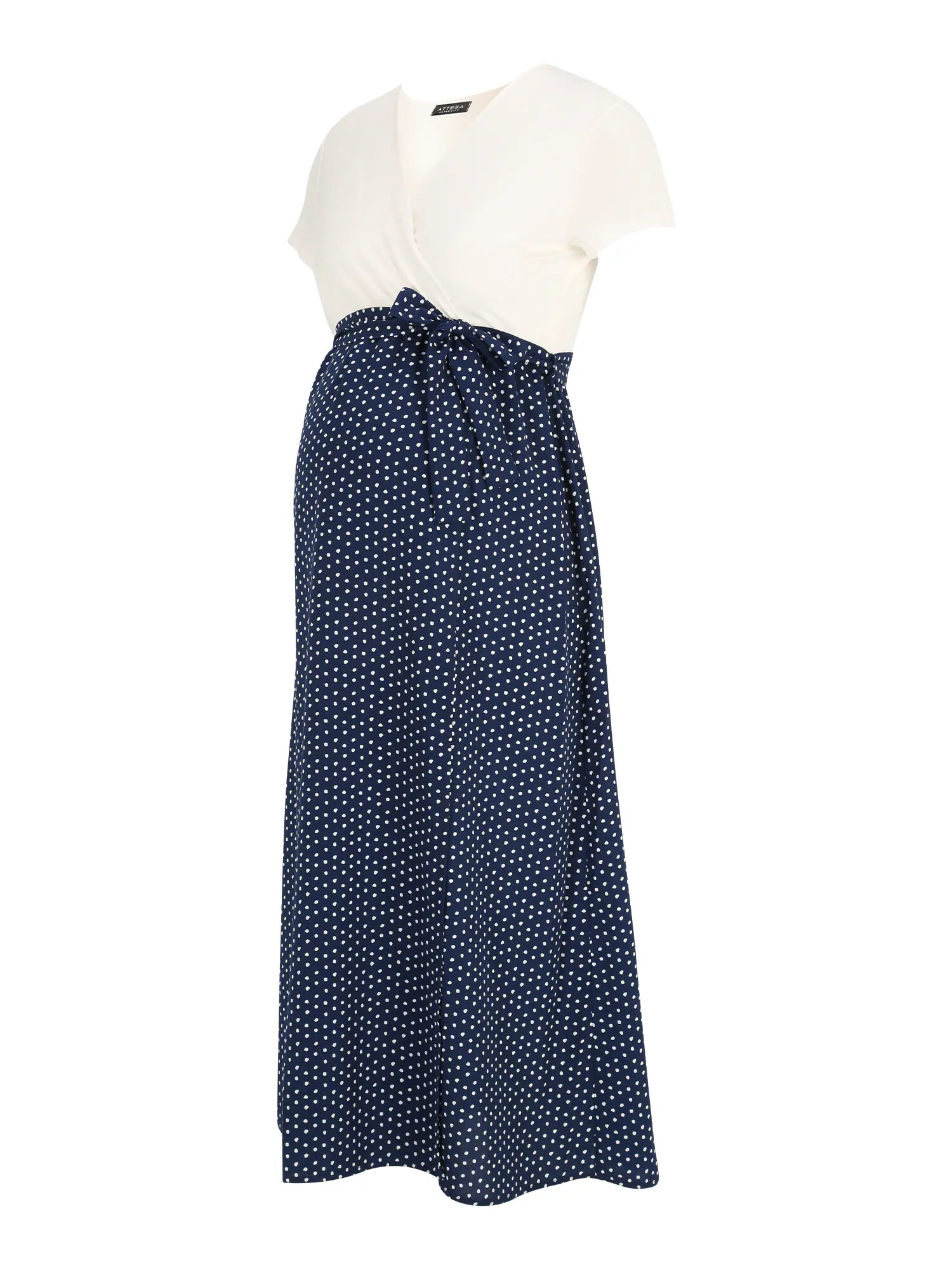 Attesa Rochie bleumarin / alb - Pled.ro