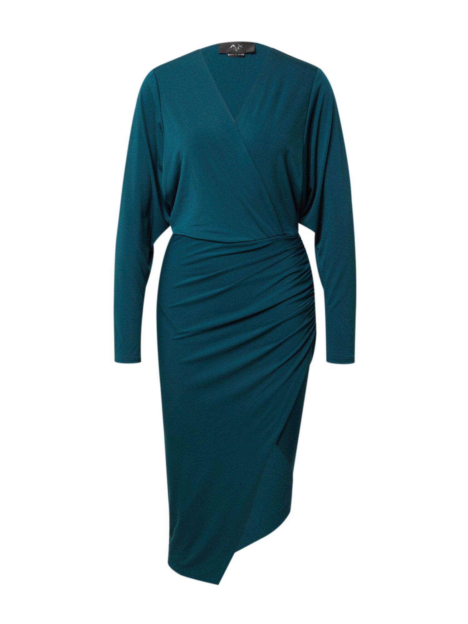 AX Paris Rochie de cocktail verde smarald - Pled.ro