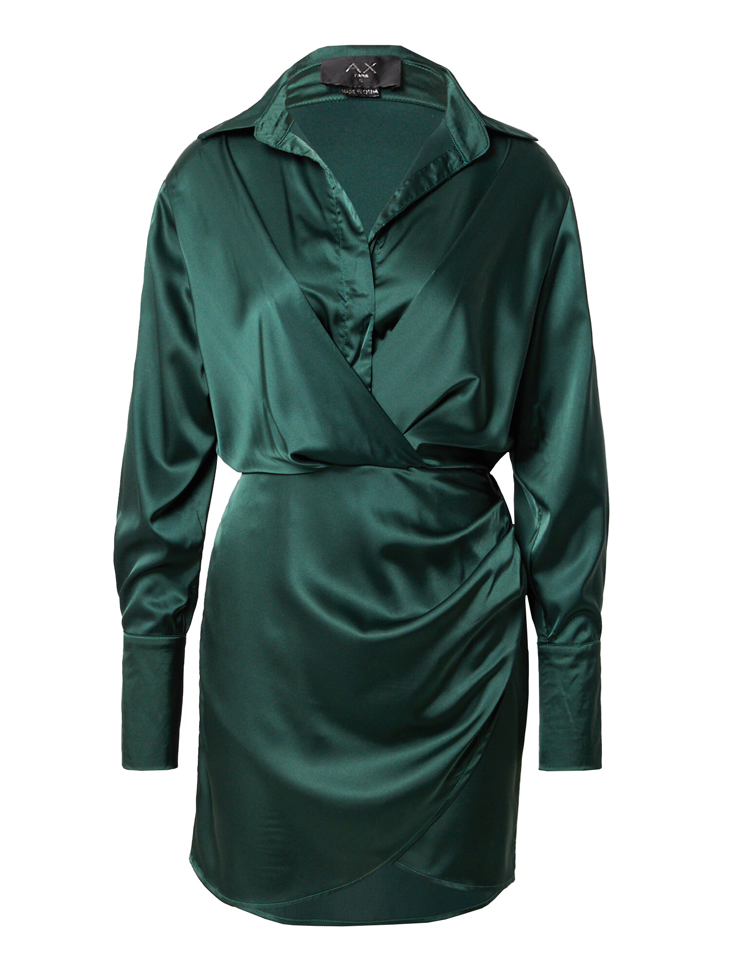 AX Paris Rochie verde smarald - Pled.ro