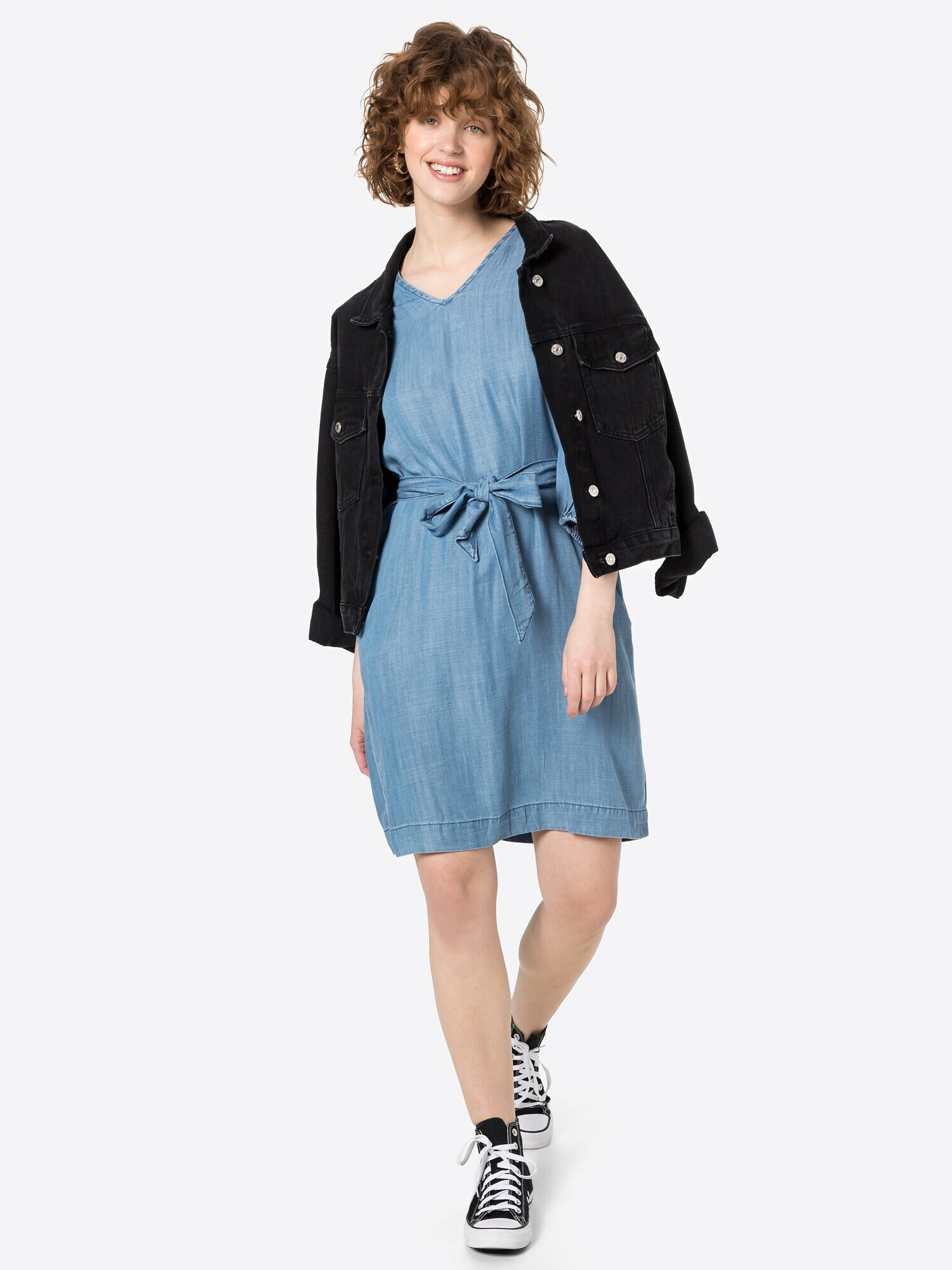 b.young Rochie 'Lana' albastru denim - Pled.ro