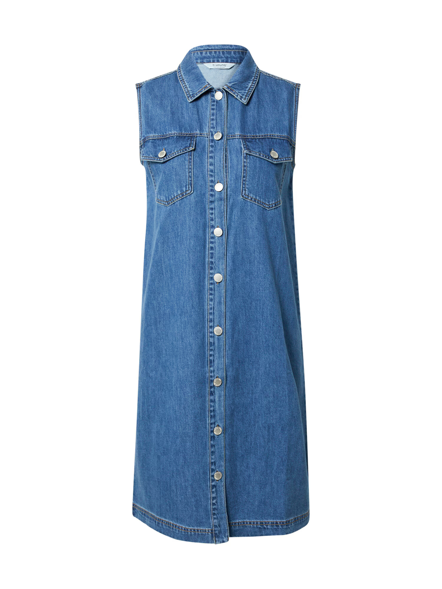 b.young Rochie tip bluză 'KOLPA' albastru denim - Pled.ro