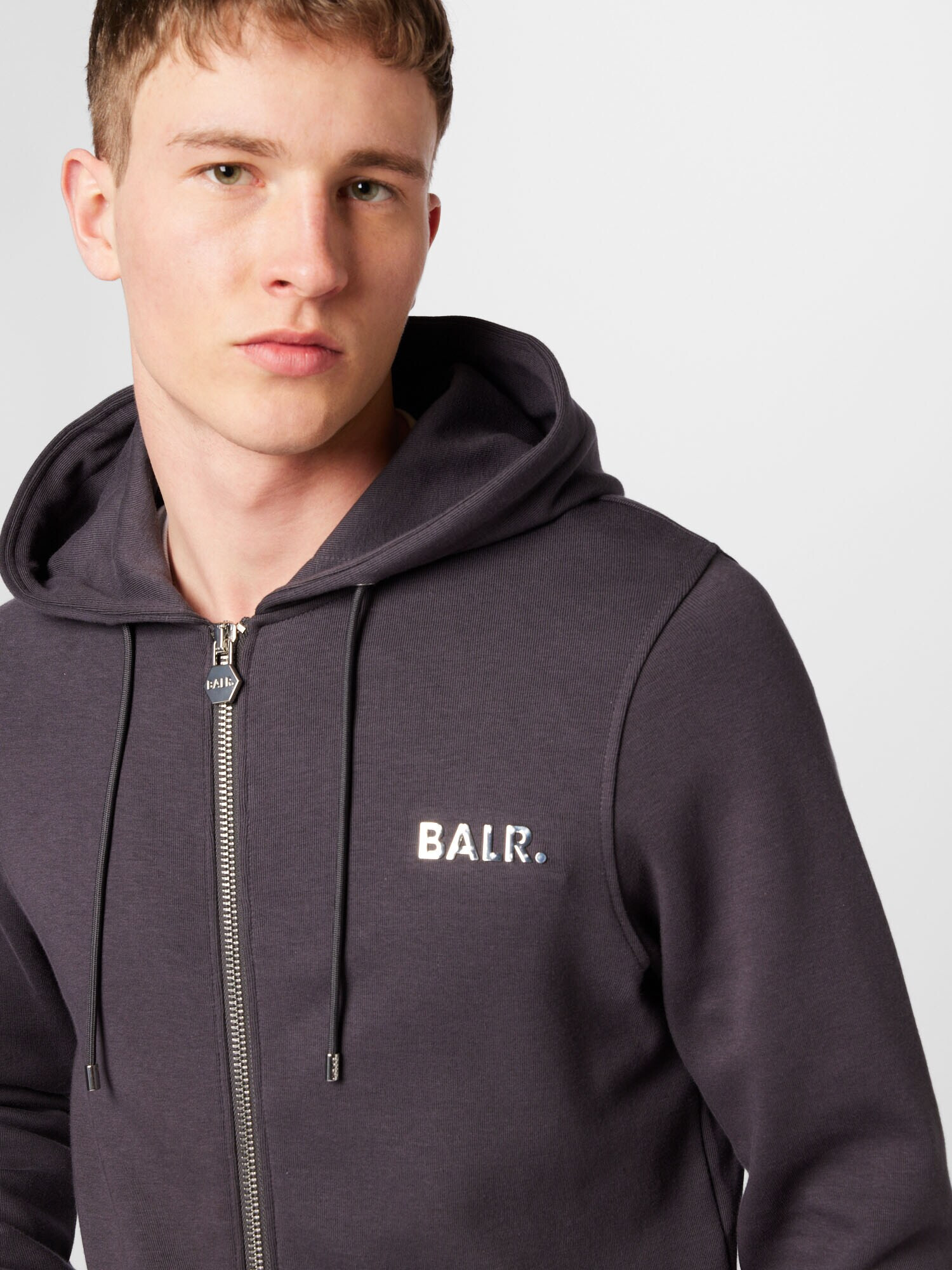 BALR. Hanorac 'Q-Series' gri închis - Pled.ro