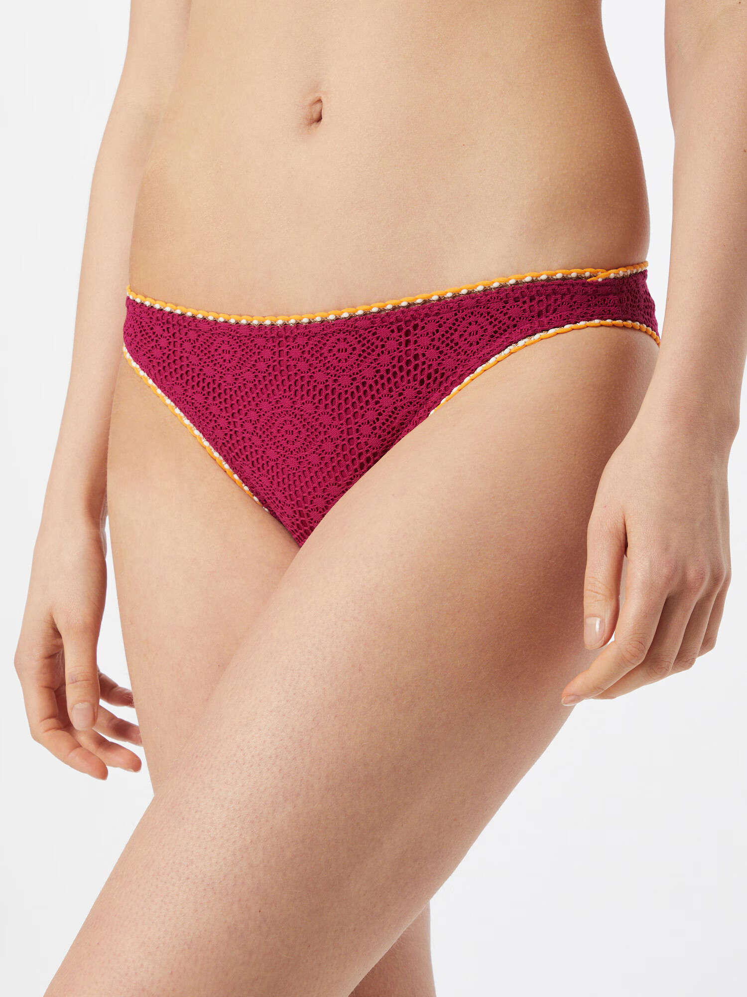 Banana Moon Slip costum de baie 'BREEDA' galben / fucsia / alb - Pled.ro