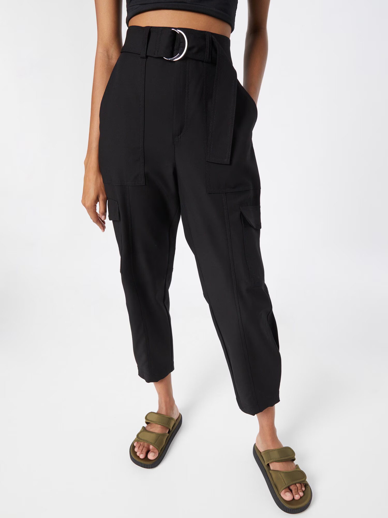 Banana Republic Pantaloni cu buzunare negru - Pled.ro