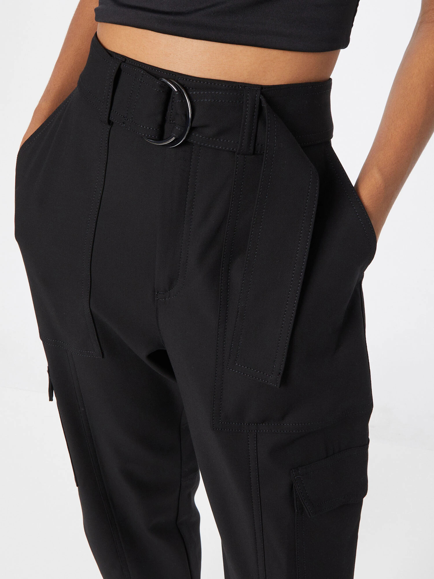 Banana Republic Pantaloni cu buzunare negru - Pled.ro