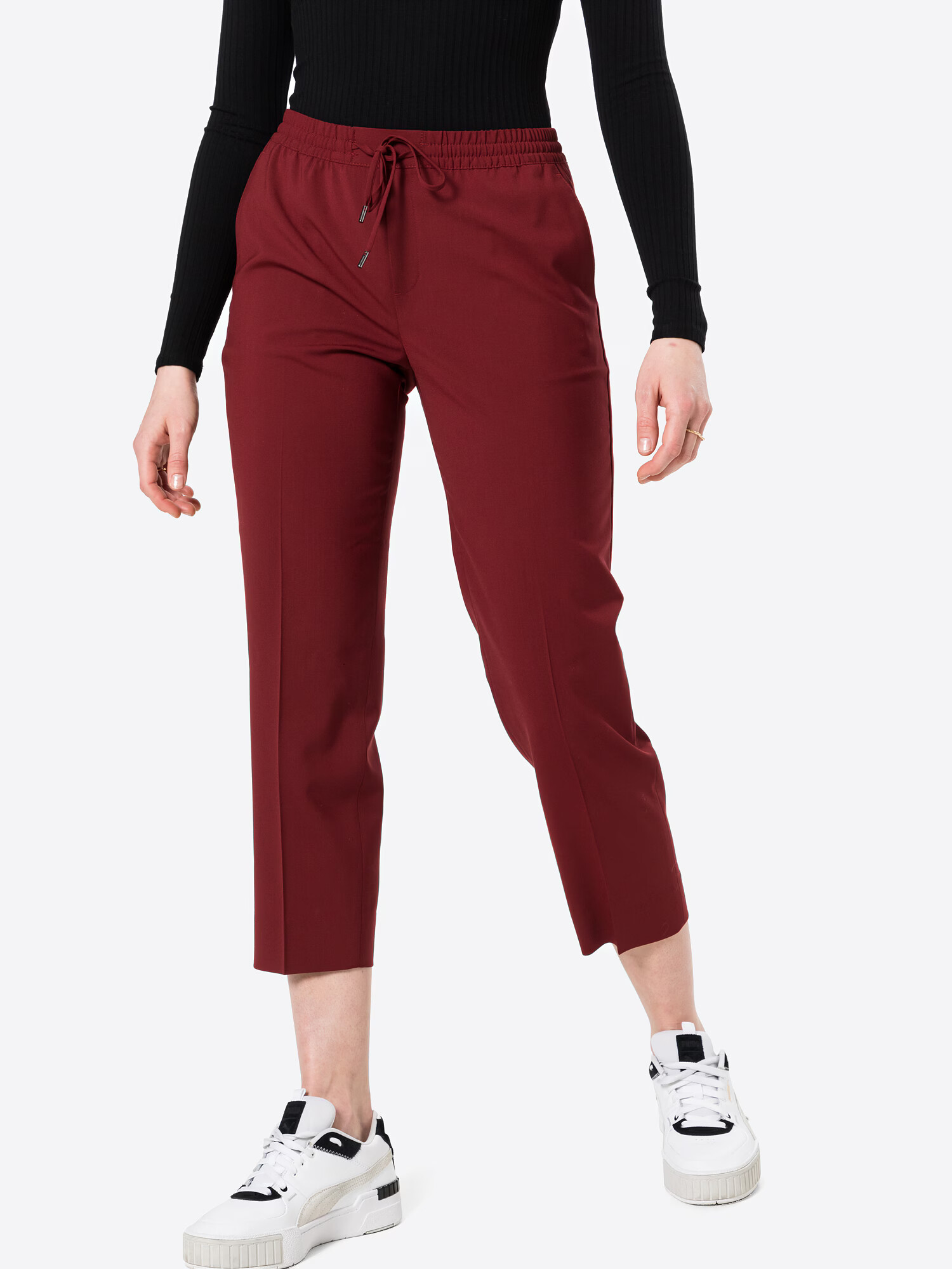 Banana Republic Pantaloni eleganți roșu bordeaux - Pled.ro