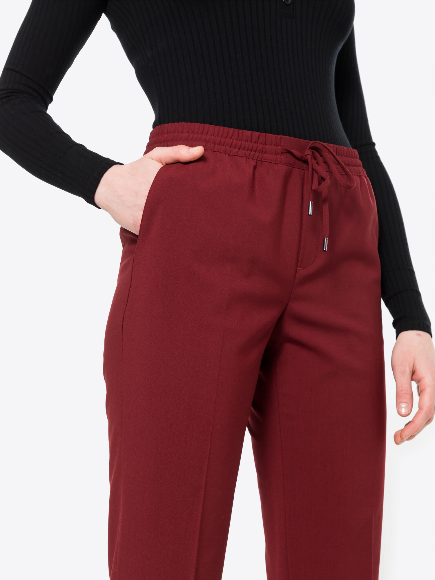 Banana Republic Pantaloni eleganți roșu bordeaux - Pled.ro