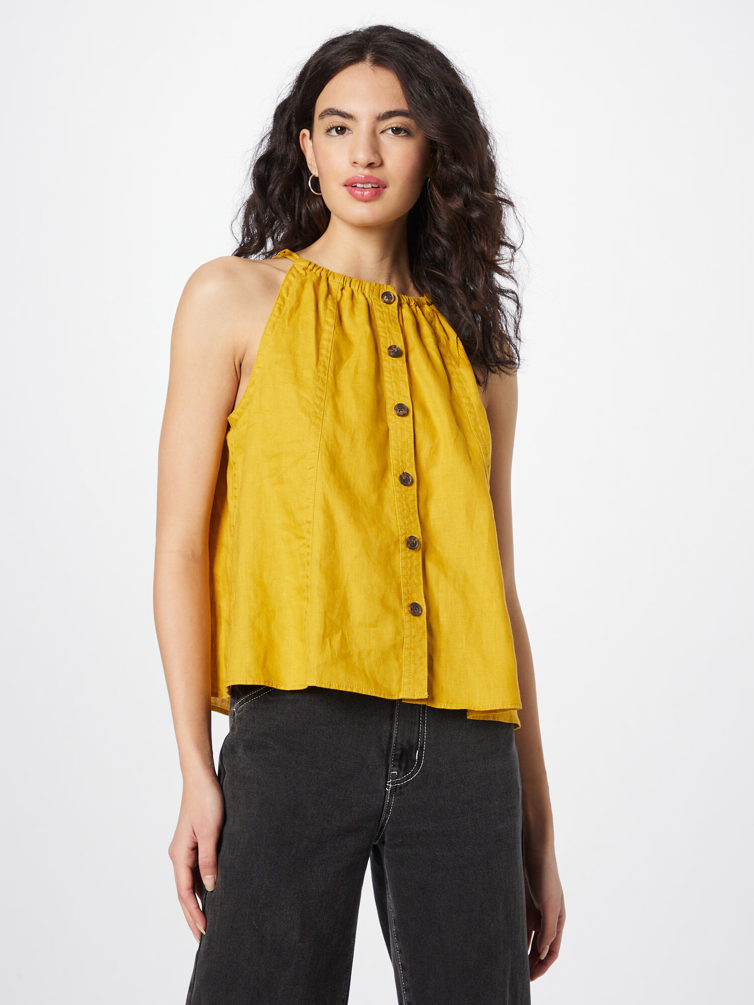 Banana Republic Top galben auriu - Pled.ro