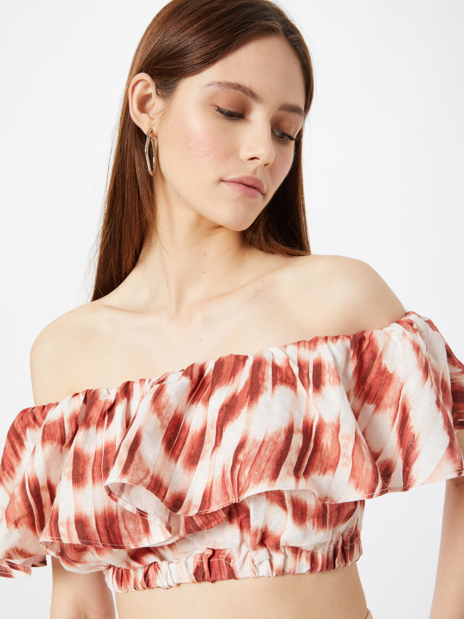 Banana Republic Top maro / alb - Pled.ro