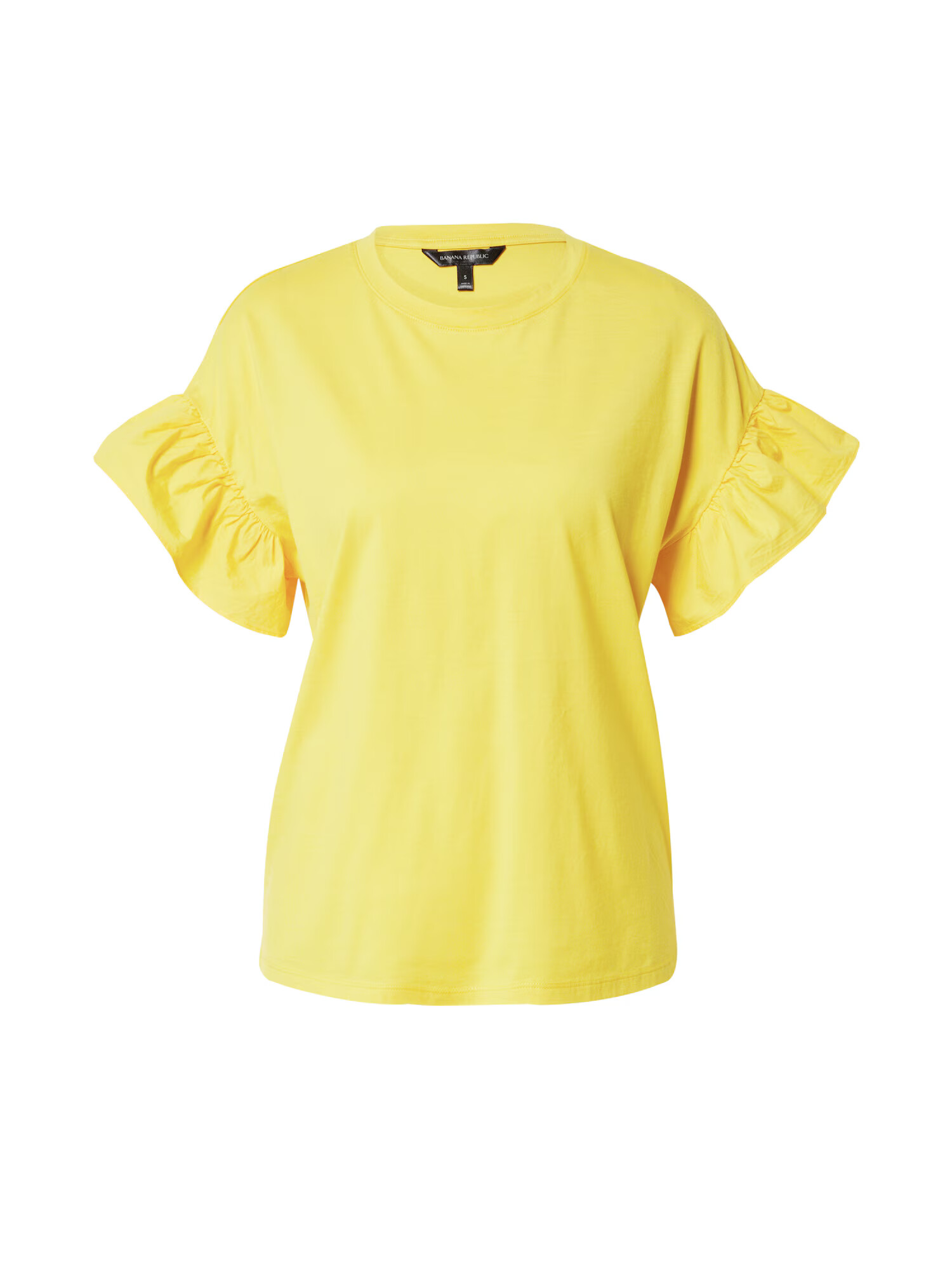 Banana Republic Tricou 'FLOUNCE' galben - Pled.ro